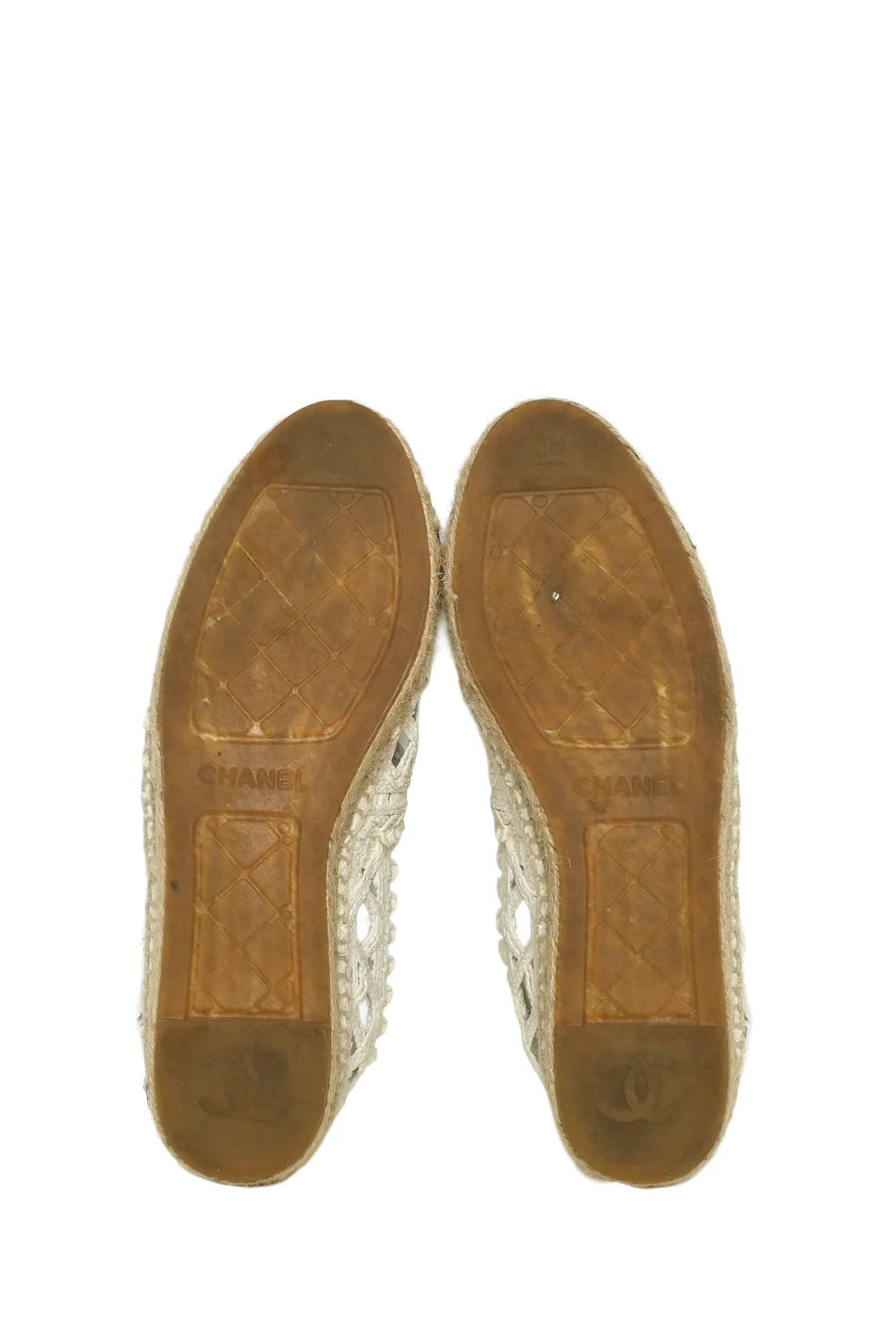 Chanel Size 38 CC Logo Espadrilles - Image 7