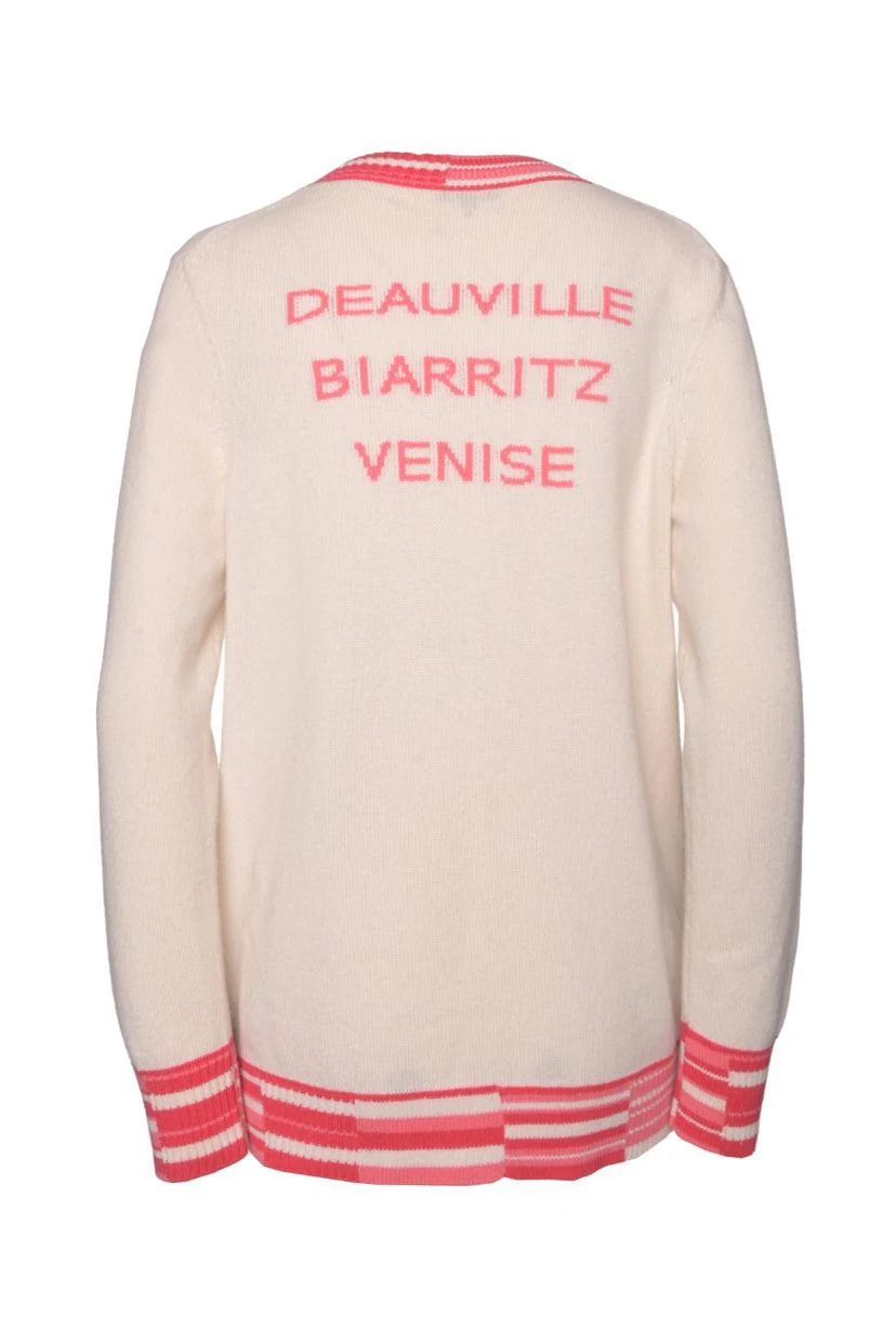Chanel Size 38 Deauville Biarritz Venise Cashmere Cardigan - Image 2