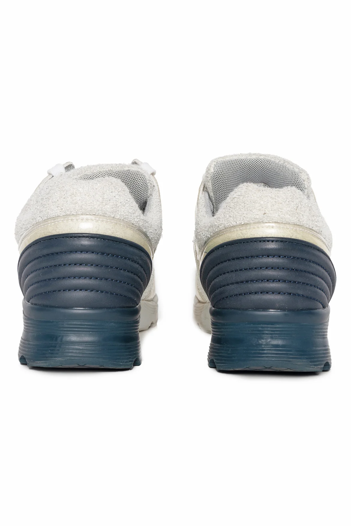 Chanel Size 38 Iridescent Terry Cloth PVC Calfskin Sneaker - Image 4