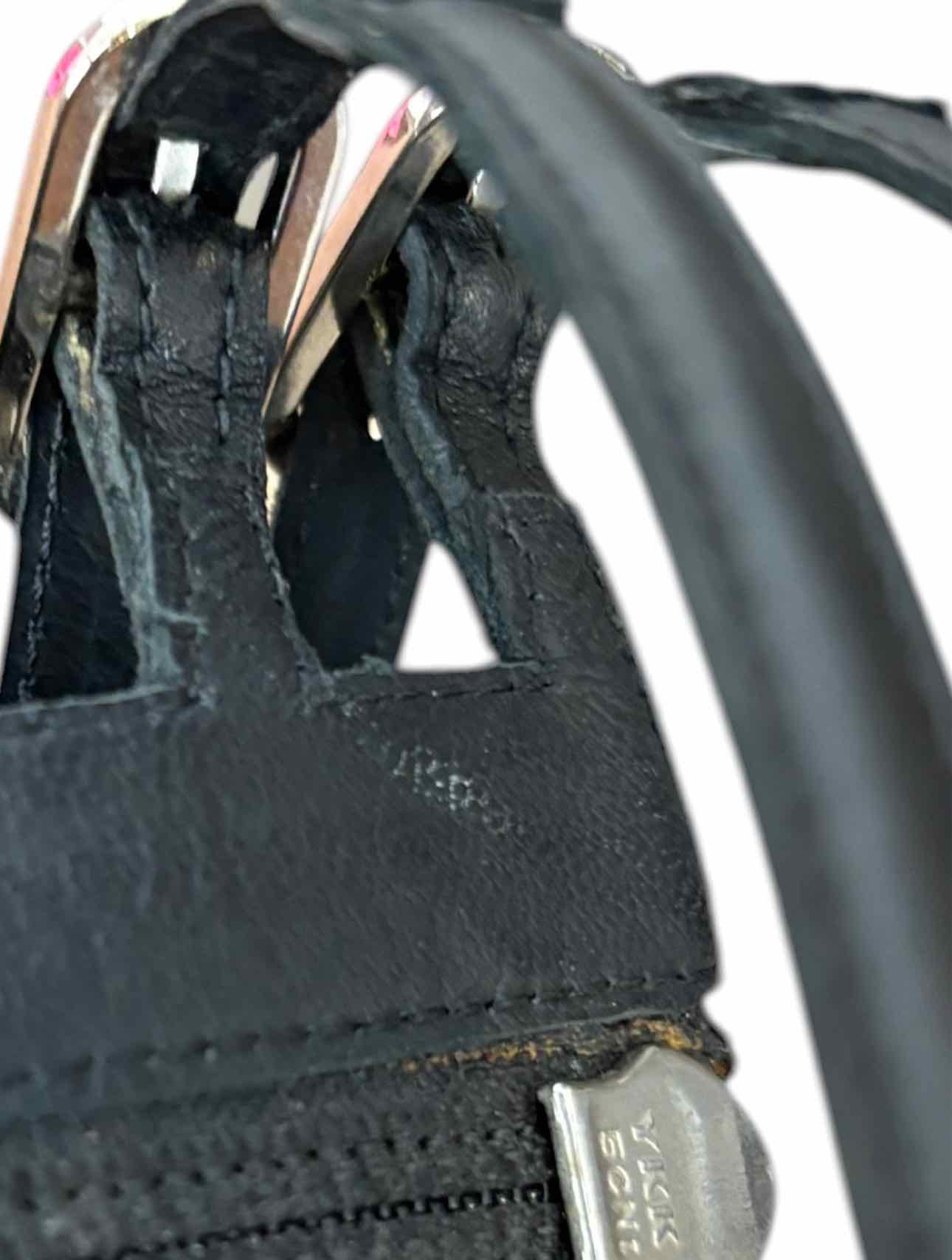 Chanel Size 38 Leather Gladiator Wedge Sandals - Image 14