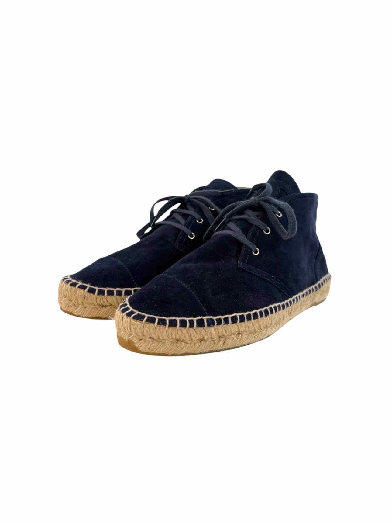Chanel Size 41 High Top Suede Espadrilles Sneaker - Image 2