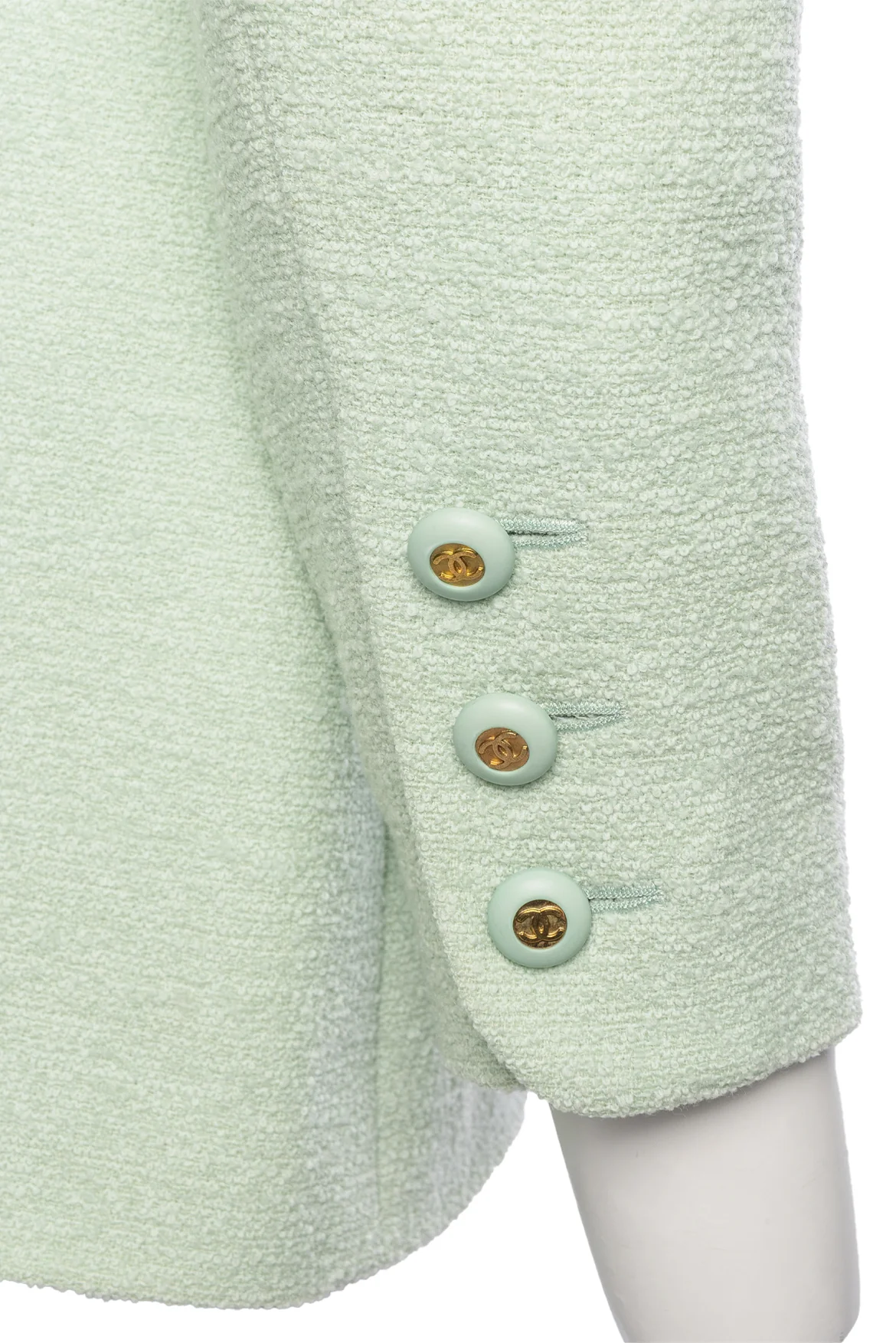 Chanel Size 42 Vintage 1994 Silk-Lined Tweed Jacket - Image 3