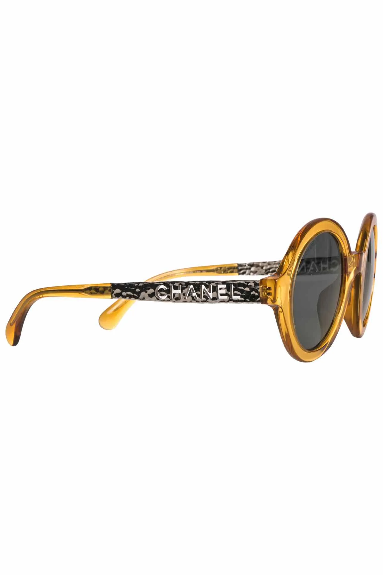 Chanel Size OS Circular Sunglasses - Image 2