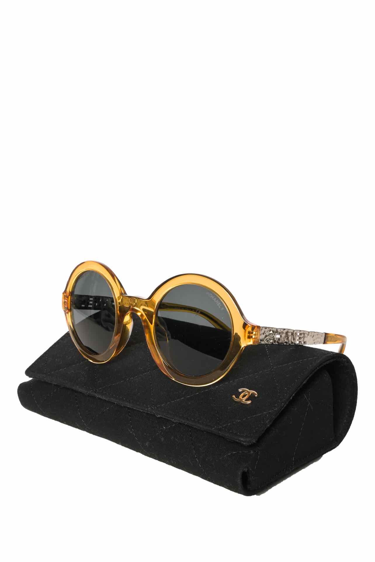 Chanel Size OS Circular Sunglasses - Image 6