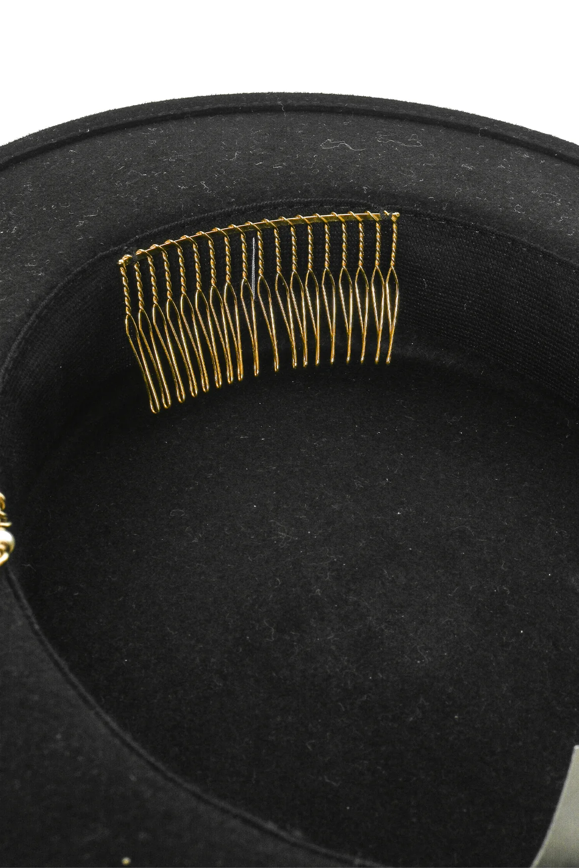 Chanel Size OS Rabbit Hair Flat Top Hat - Image 4