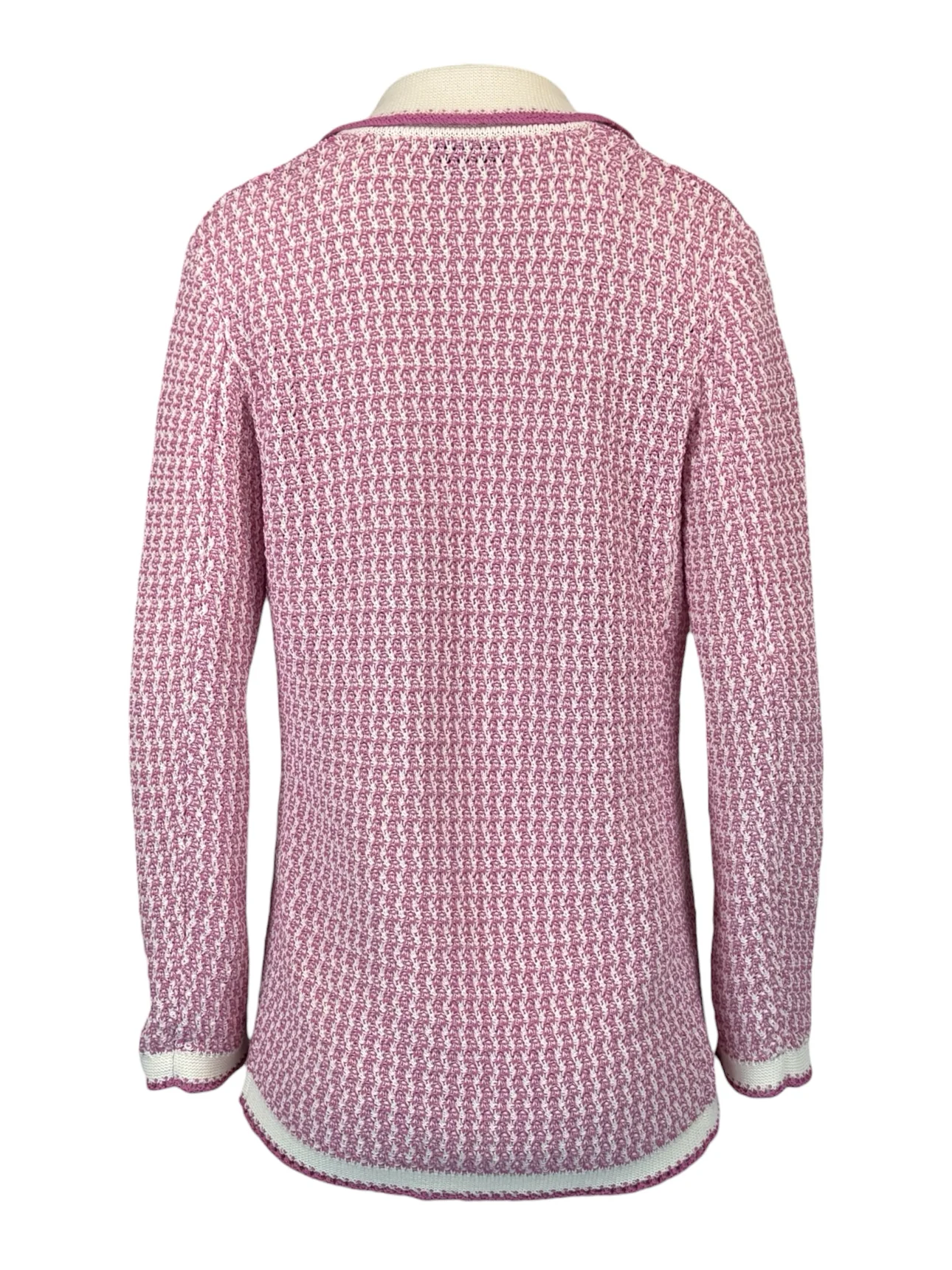 Chanel Size S 2022 Plunge Neck Knit Cardigan - Image 2