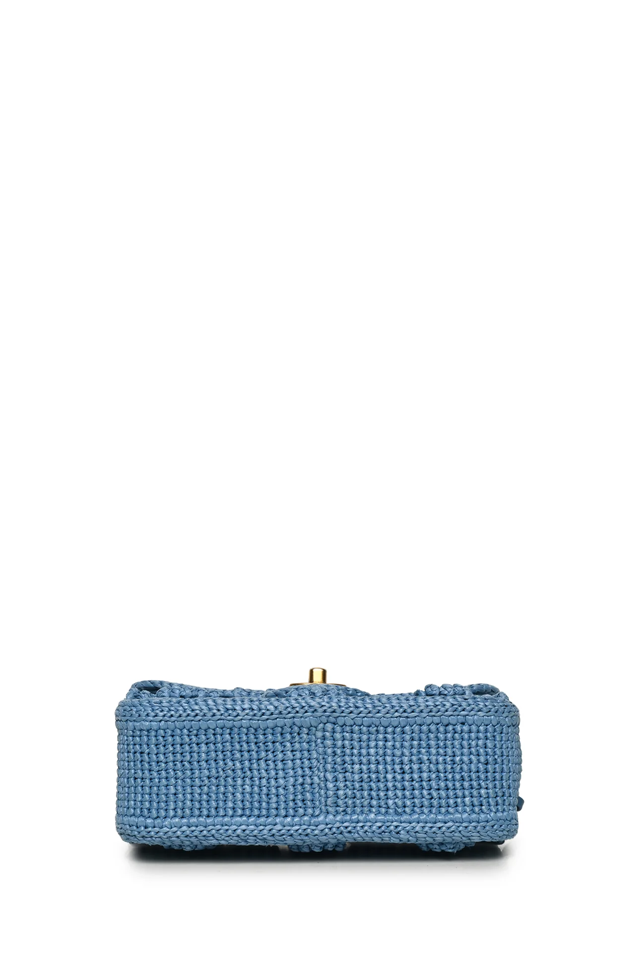 Chanel Small Dolce Raffia Flap Bag - Image 4
