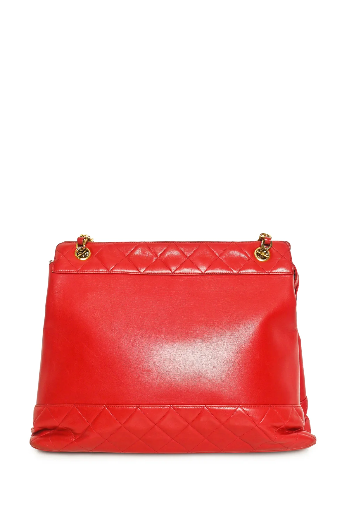 Chanel Vintage 2002-2003 CC Charm Lambskin Tote - Image 3