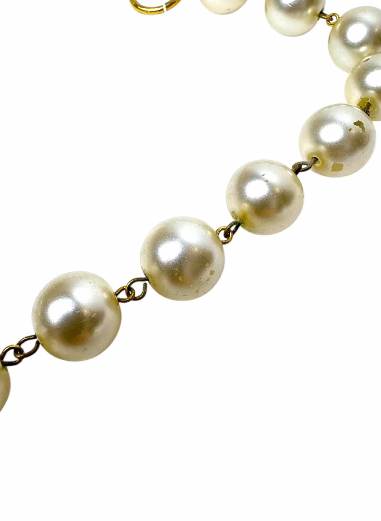 Chanel Vintage Faux Pearl  Bracelet - Image 5
