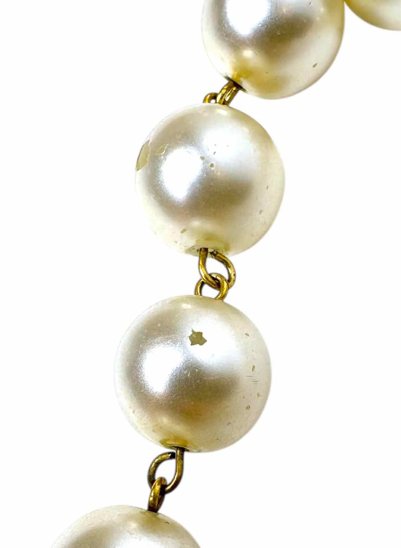 Chanel Vintage Faux Pearl  Bracelet - Image 8