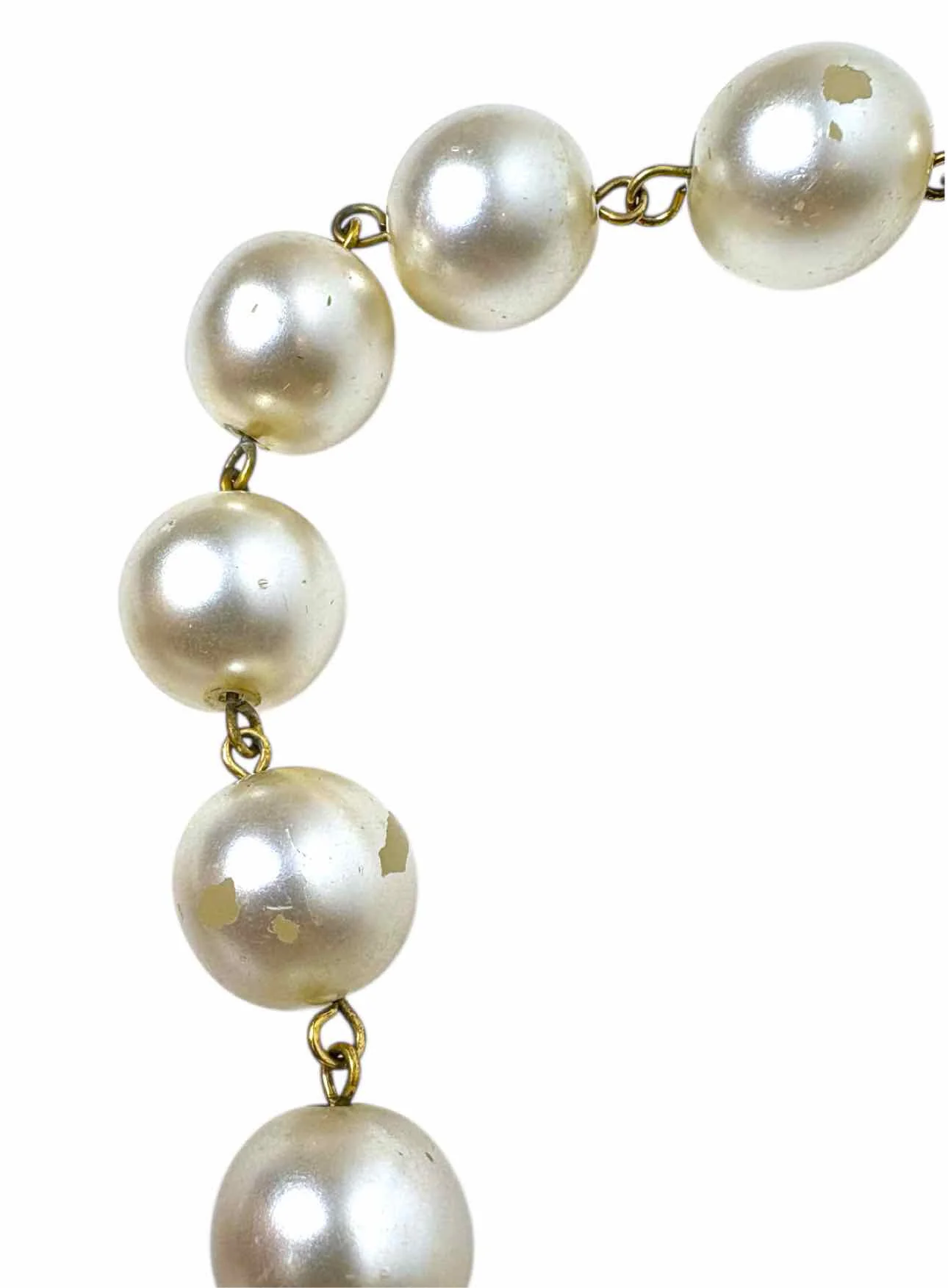 Chanel Vintage Faux Pearl Bracelet - Image 9