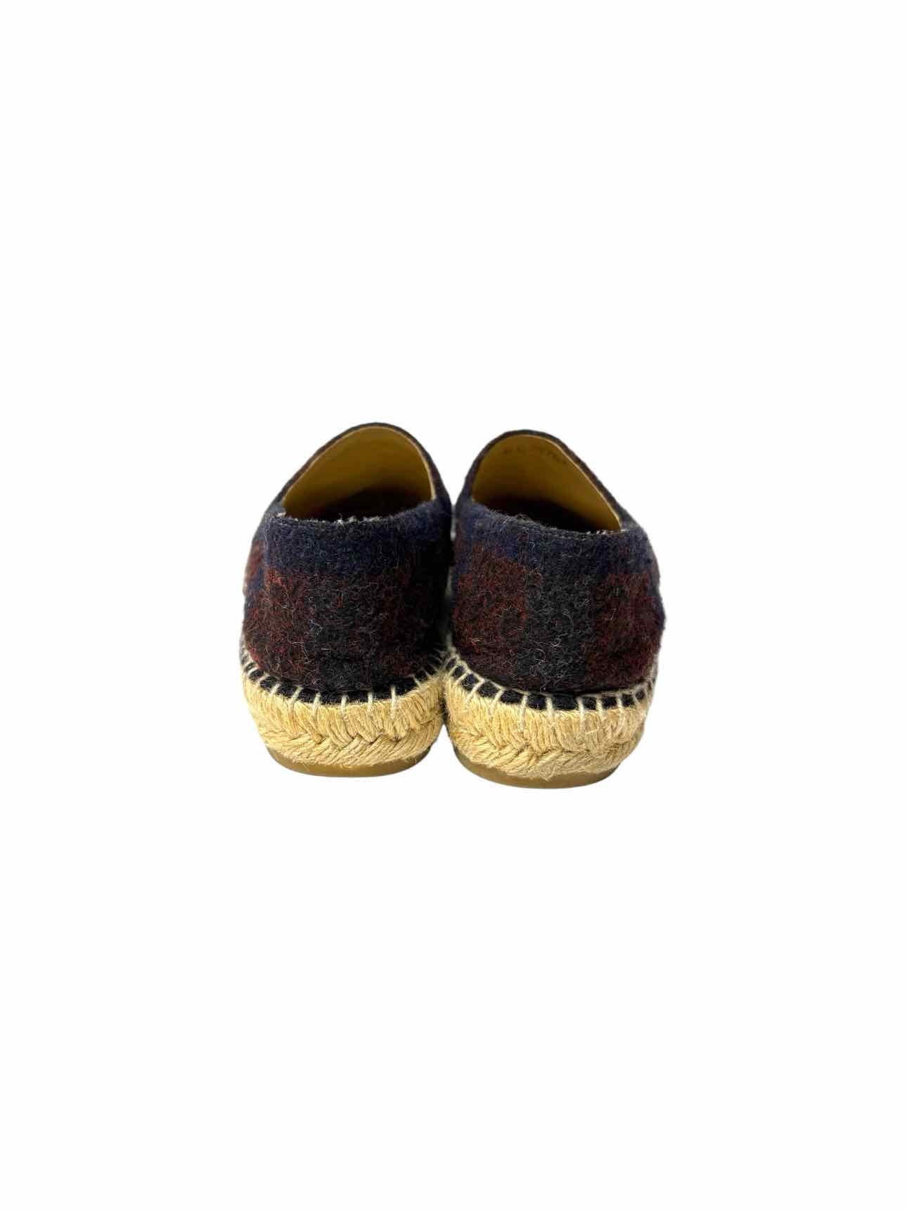 Chanel Wool Logo Espadrilles Size 37 Flats - Image 4