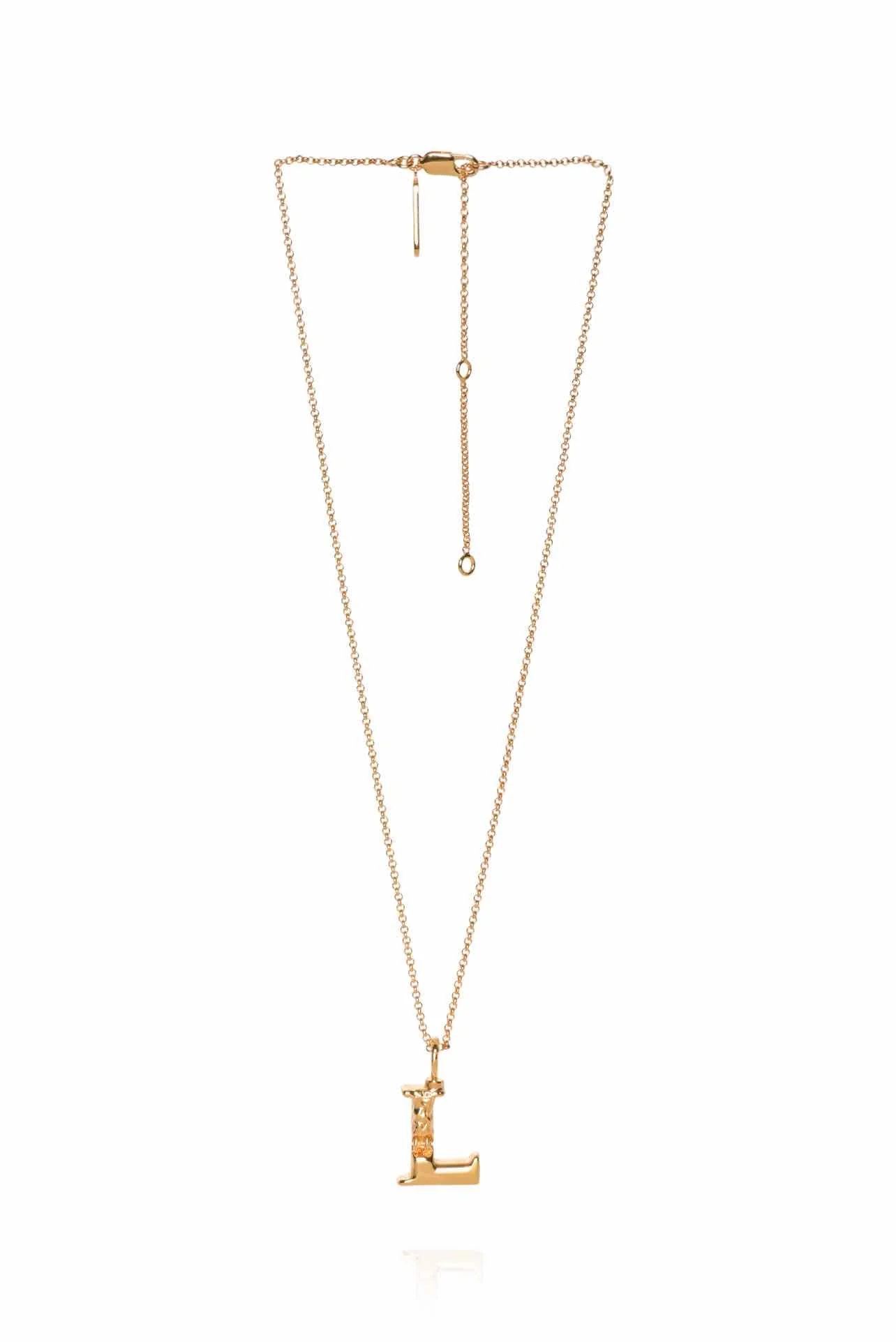 Chloe Alphabet "L" Necklace - Image 2