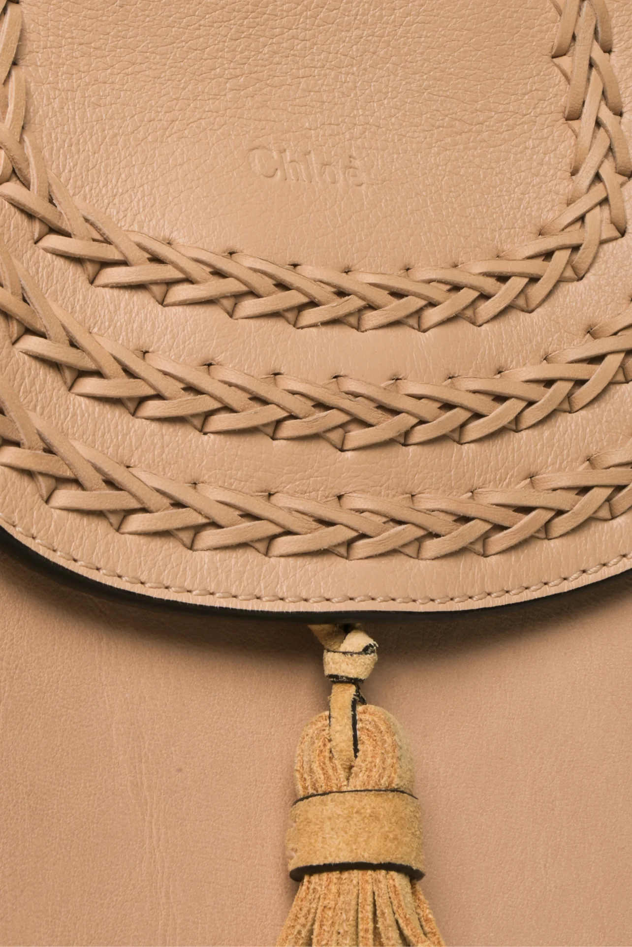 Chloe Braided Leather Hudson Crossbody - Image 5
