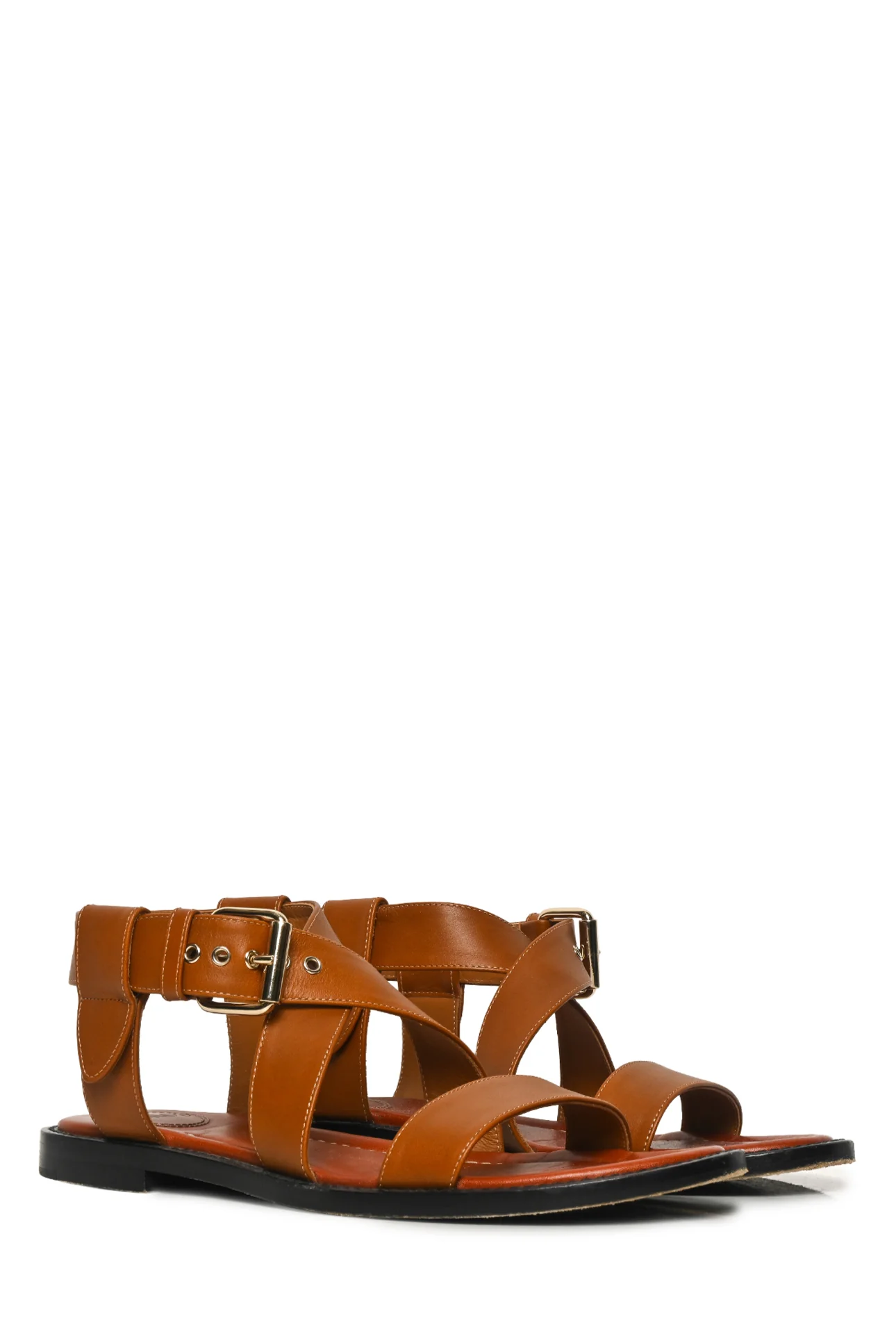 Chloe Size 36.5 Strappy Leather Sandals - Image 2