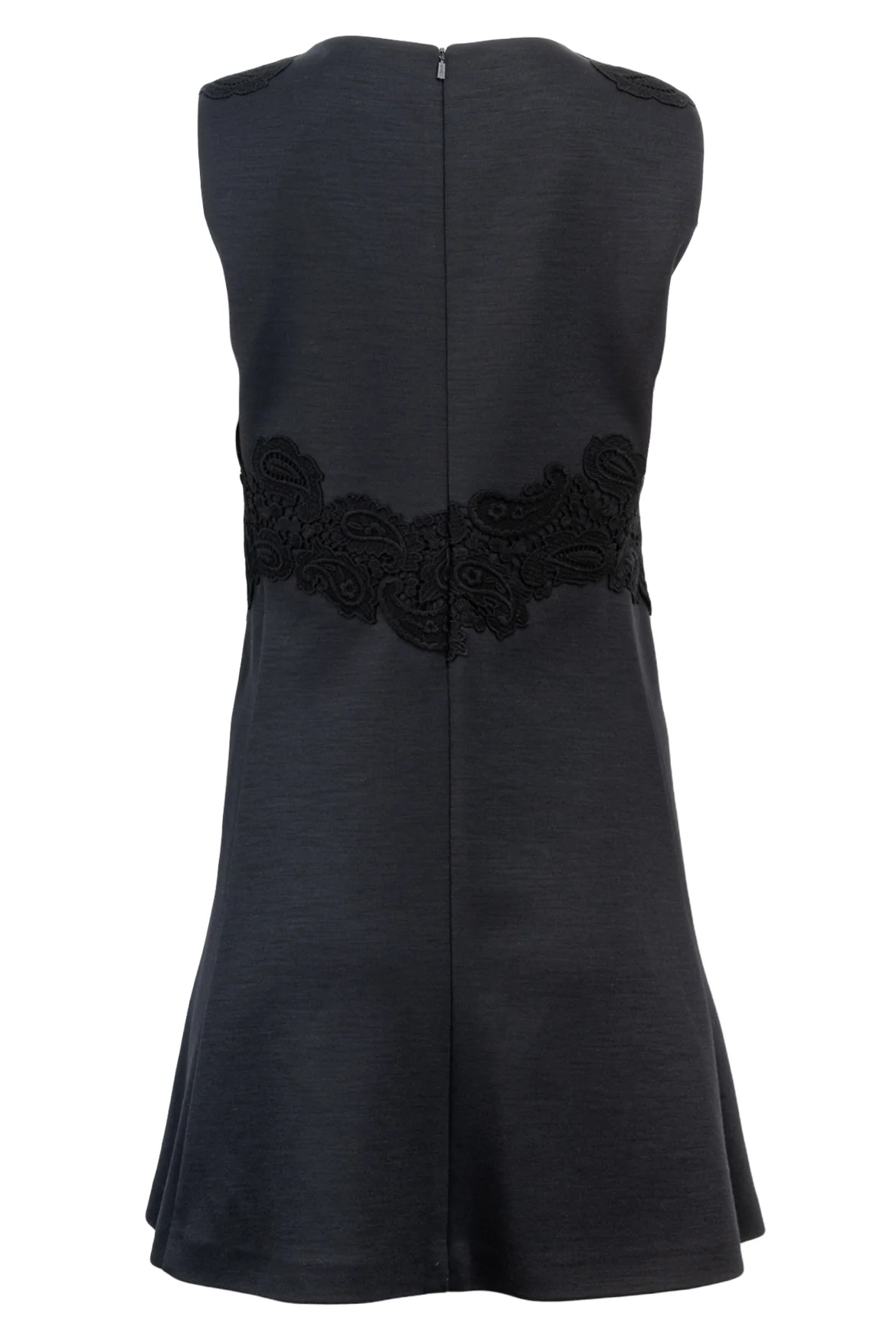 Chloe Size 40 Lace Applique Sleeveless Dress - Image 2