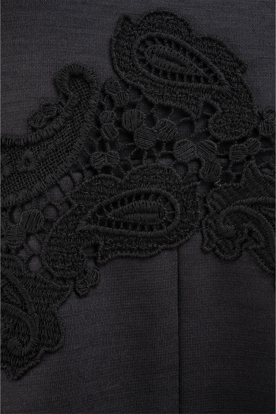 Chloe Size 40 Lace Applique Sleeveless Dress - Image 3