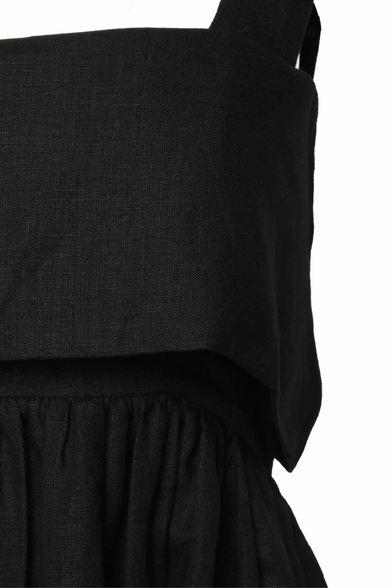 Chloe Size 8 Linen Tie-Back Maxi Dress - Image 4