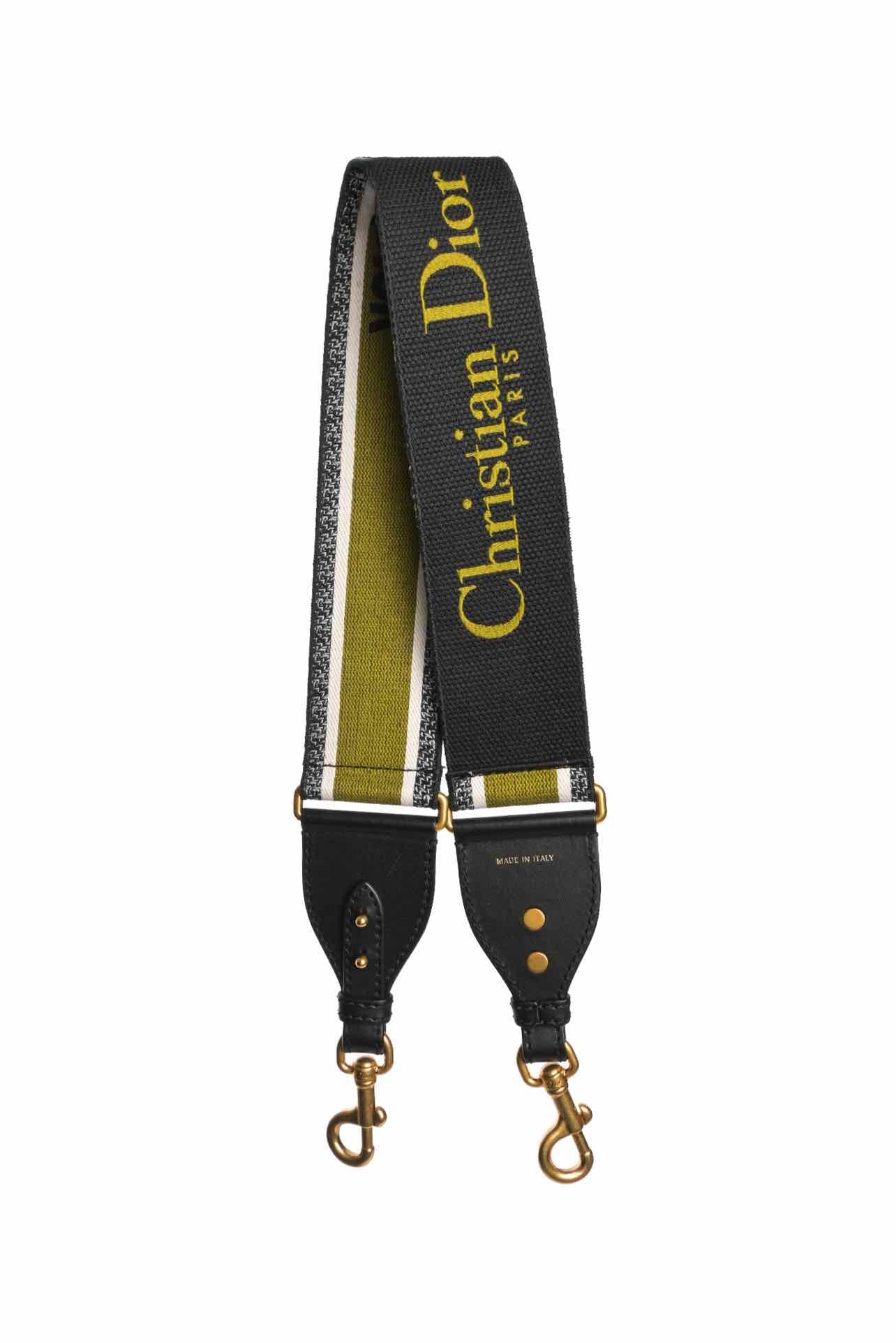 Christian Dior Logo Embroidered Shoulder Strap - Image 2