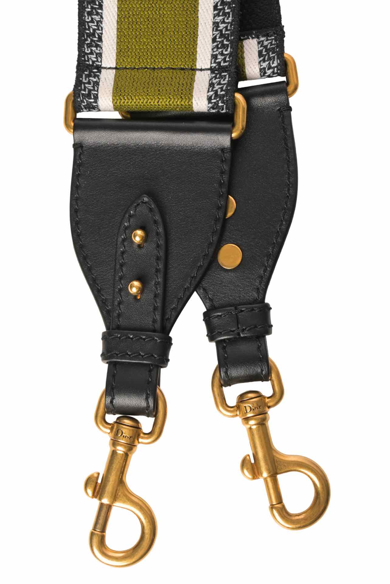 Christian Dior Logo Embroidered Shoulder Strap - Image 4