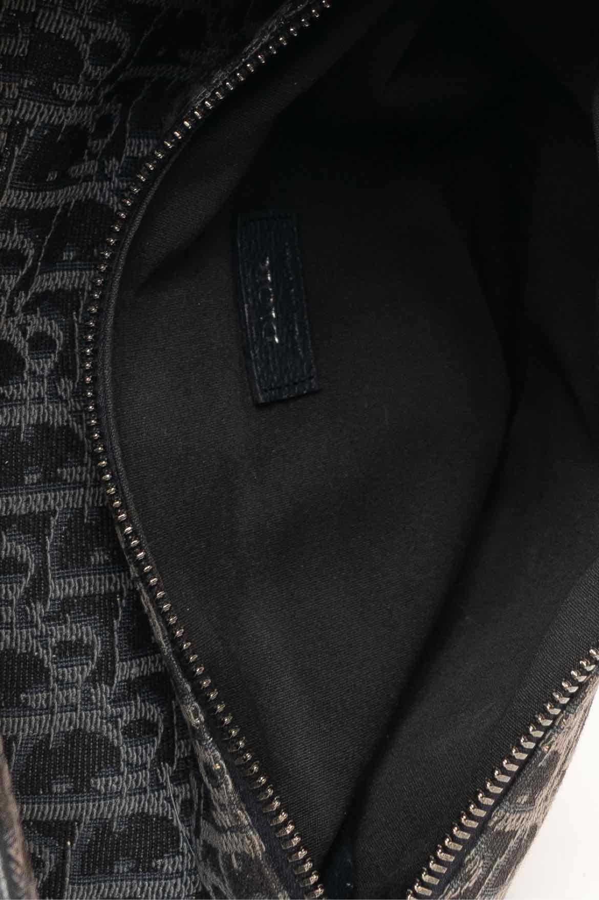 Christian Dior Oblique Jacquard Crossbody Saddle Bag - Image 8
