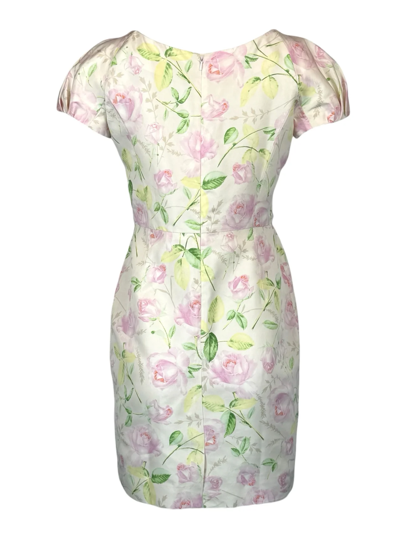 Christian Dior Size 6 2000's Floral Silk Midi Dress - Image 2