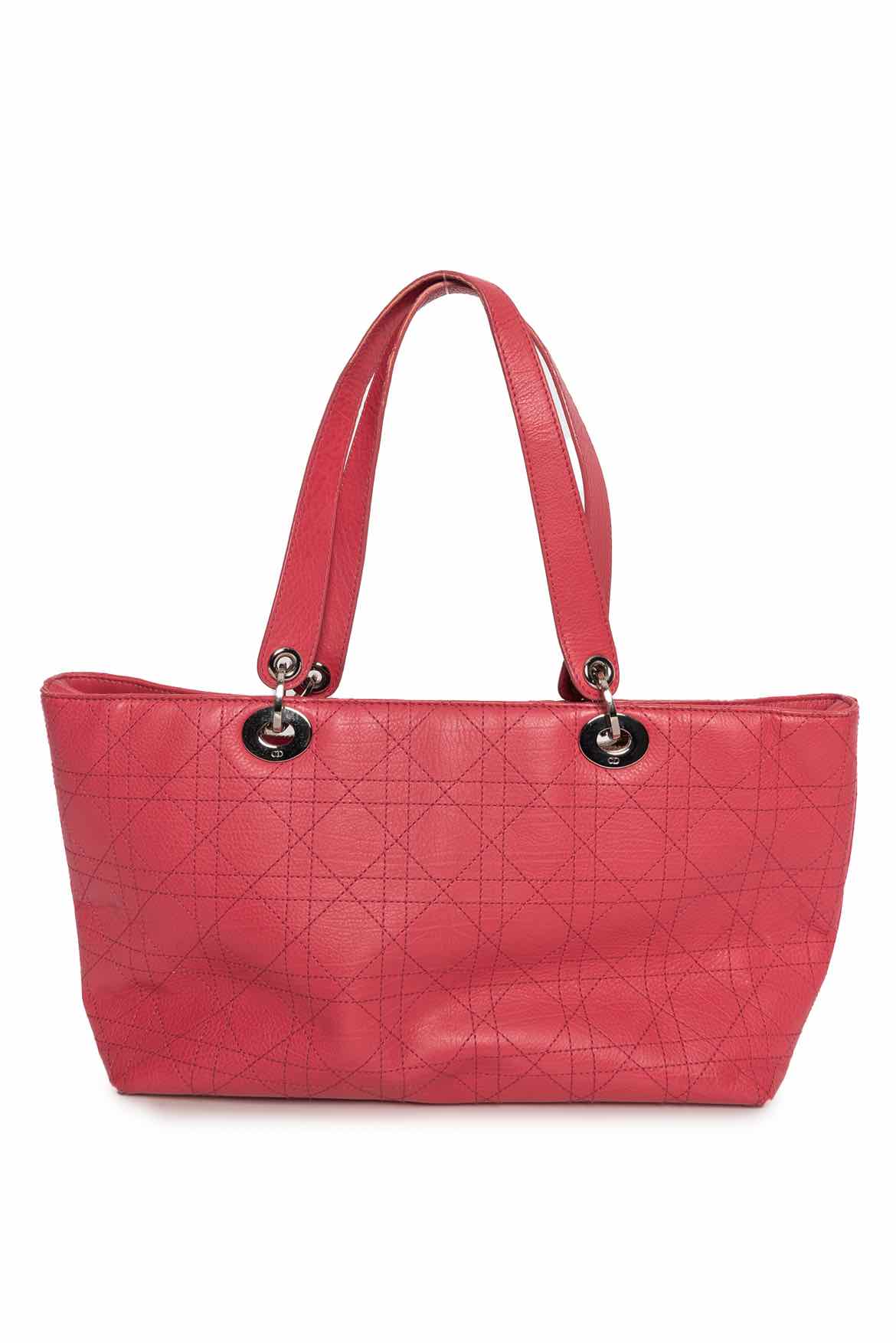 Christian Dior Vintage Lady Dior Cannage Tote - Image 3