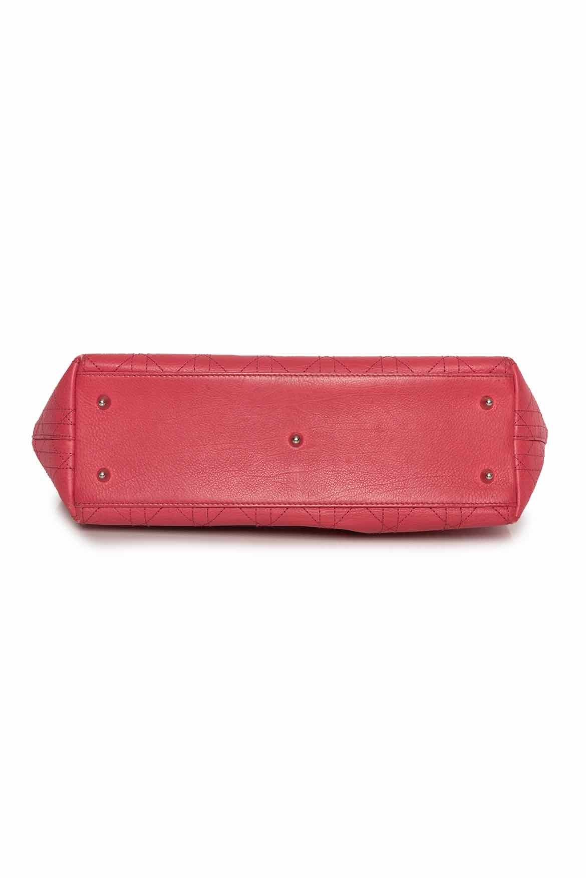 Christian Dior Vintage Lady Dior Cannage Tote - Image 5
