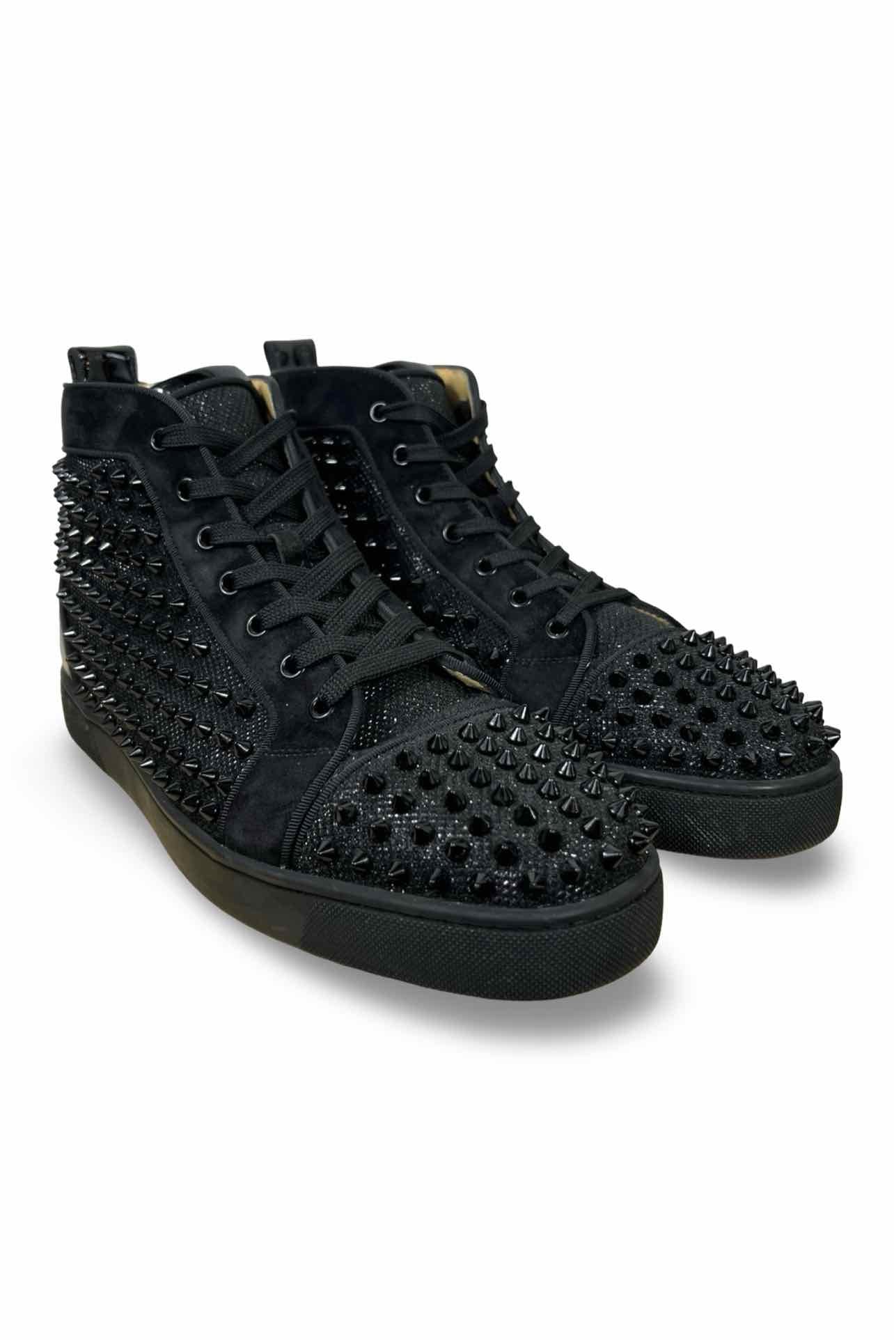 Christian Louboutin Louis Spikes High Top Size 45 Men's Sneakers - Image 2