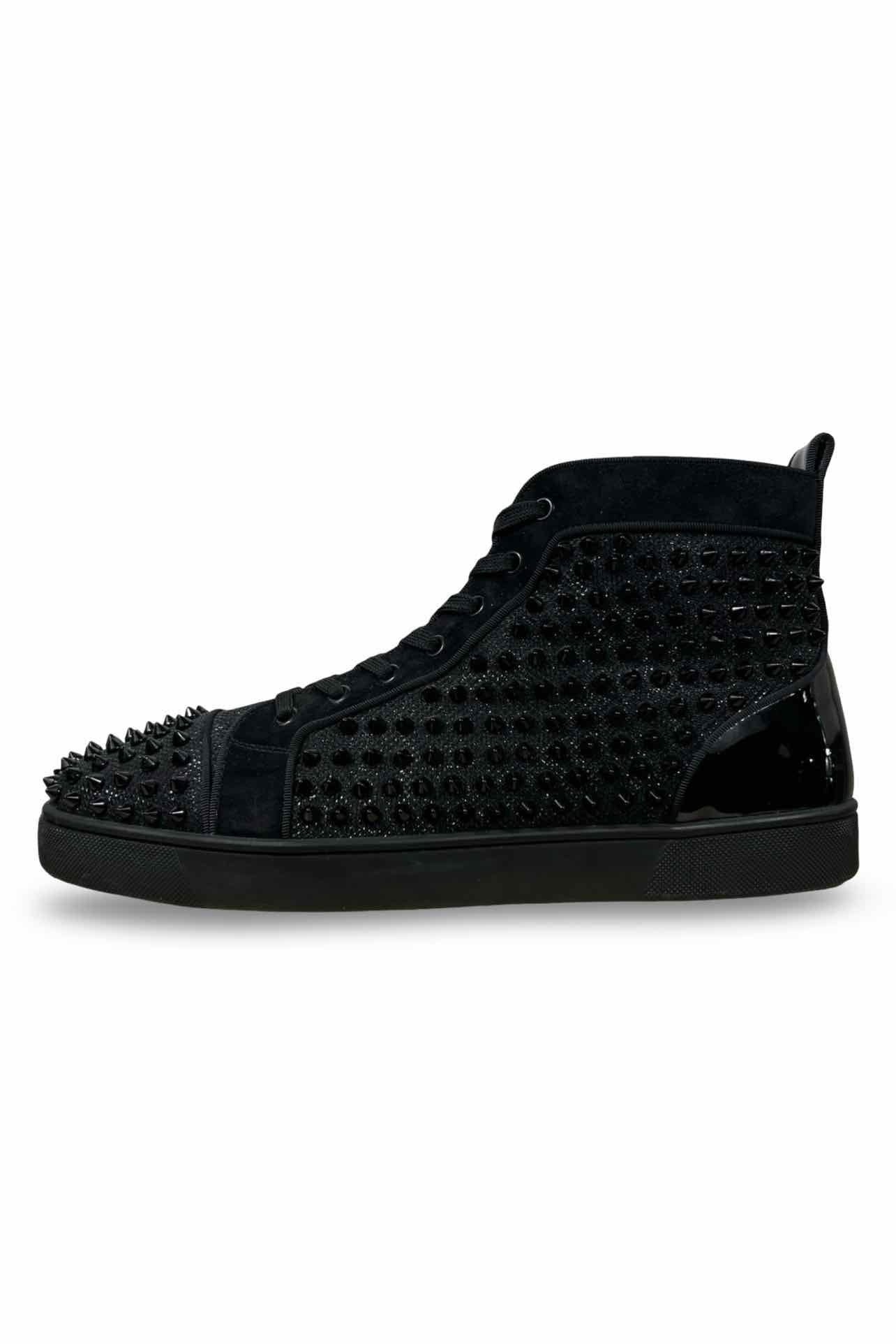 Christian Louboutin Louis Spikes High Top Size 45 Men's Sneakers - Image 3