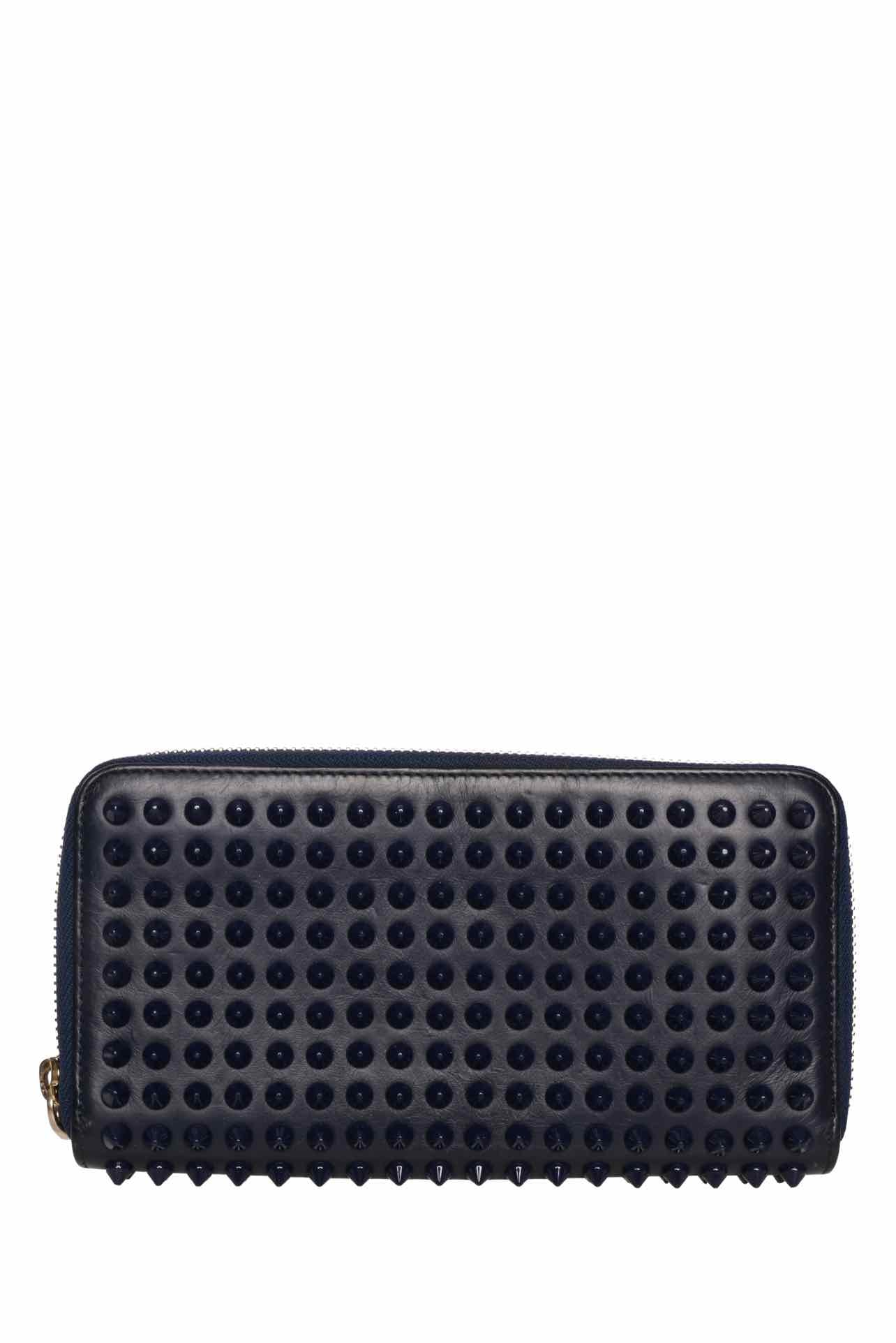 Christian Louboutin Panettone Spiked Leather Zip Around Long Wallet - Image 2