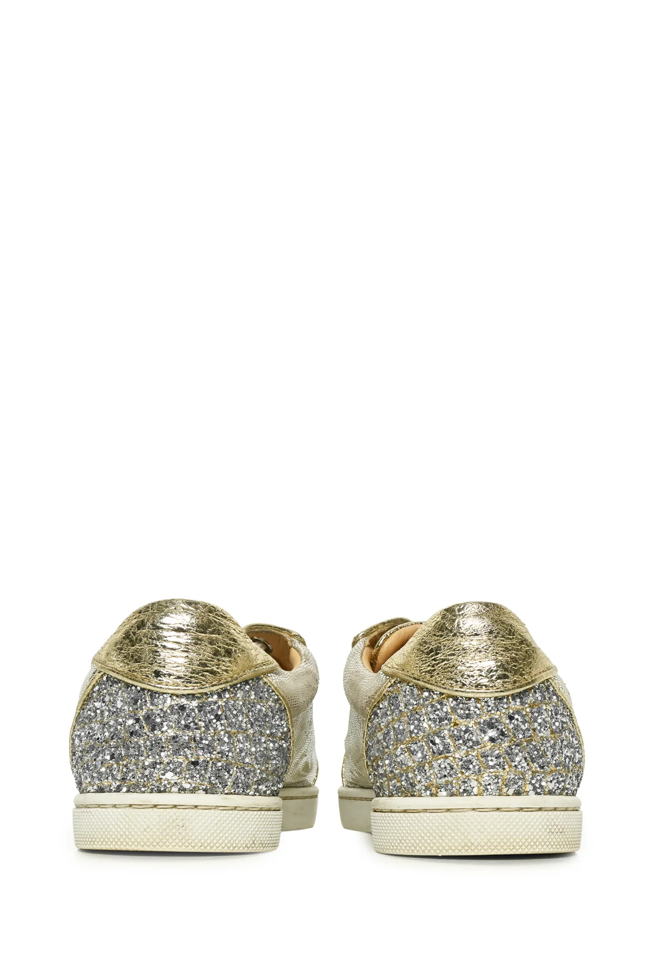 Christian Louboutin Size 36.5 Glitter Disco Seava Sneaker - Image 4