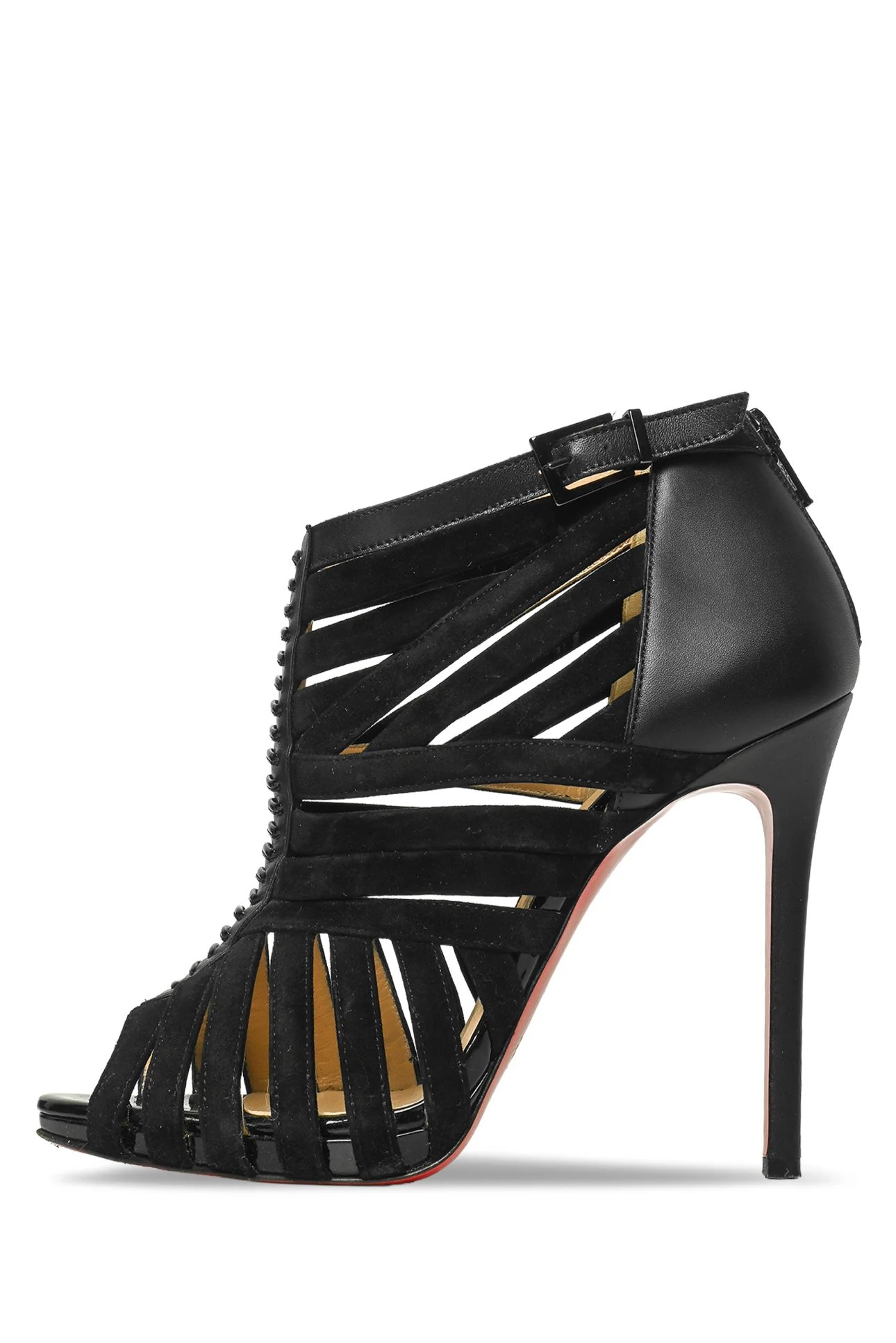 Christian Louboutin Size 38.5 Caged Karina Heeled Sandals - Image 3