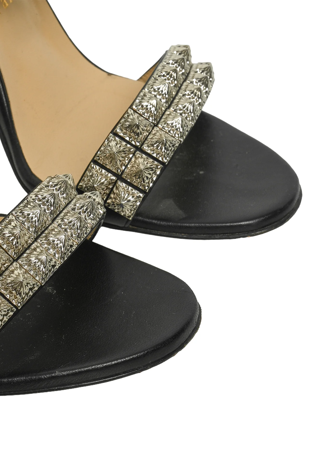 Christian Louboutin Size 38.5 Nappa Priyadora Studded Sandals - Image 6