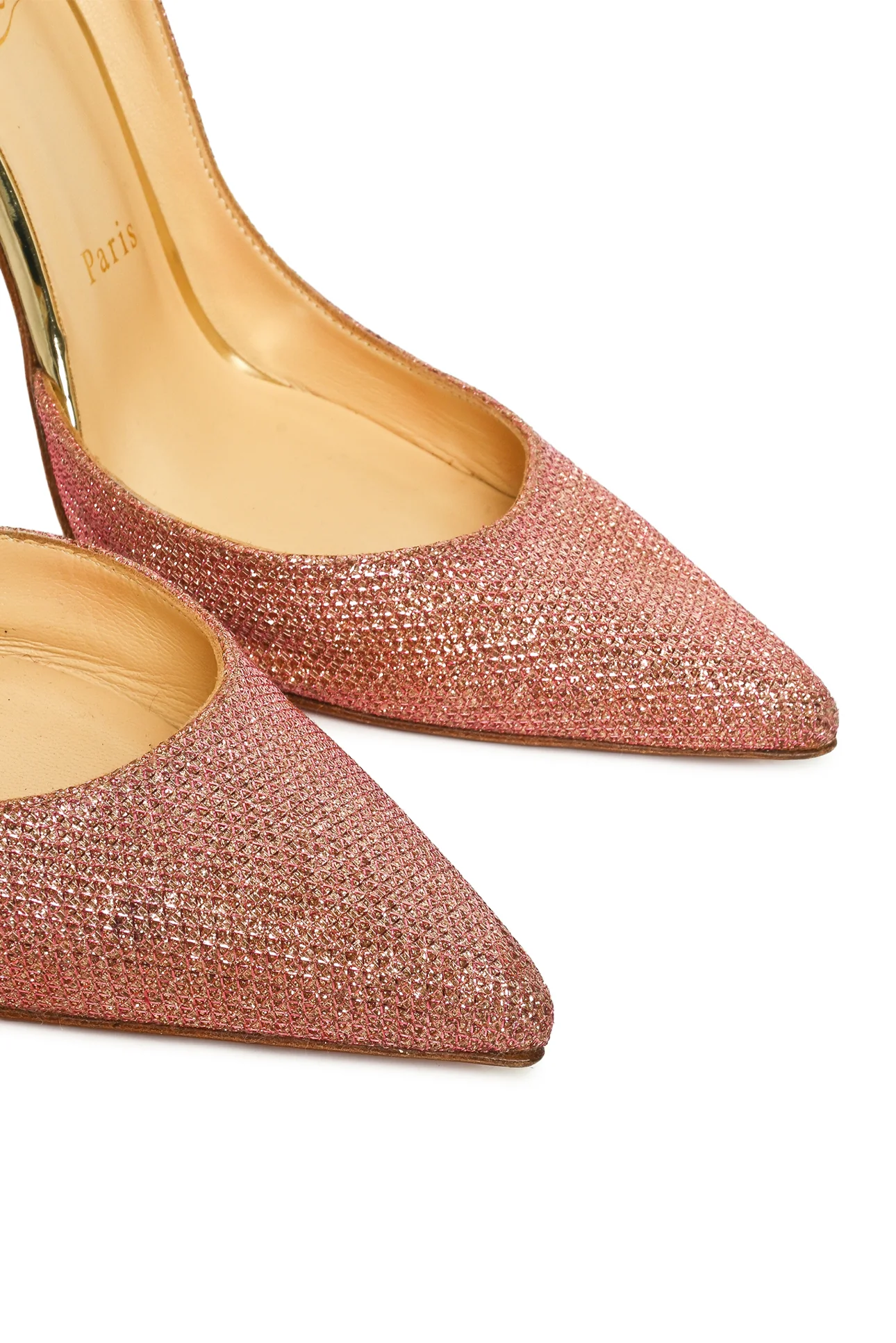 Christian Louboutin Size 38 Glitter So Kate Pumps - Image 5