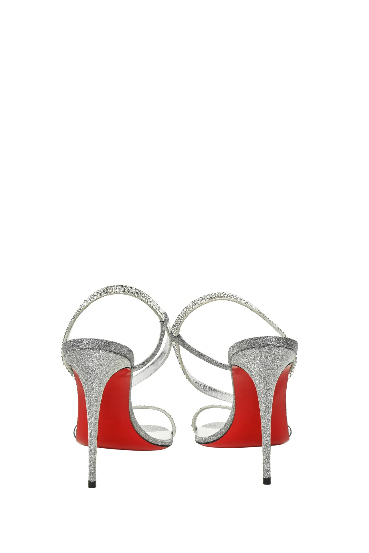 Christian Louboutin Size 39 Glitter Rosaline Strass Sandals - Image 4