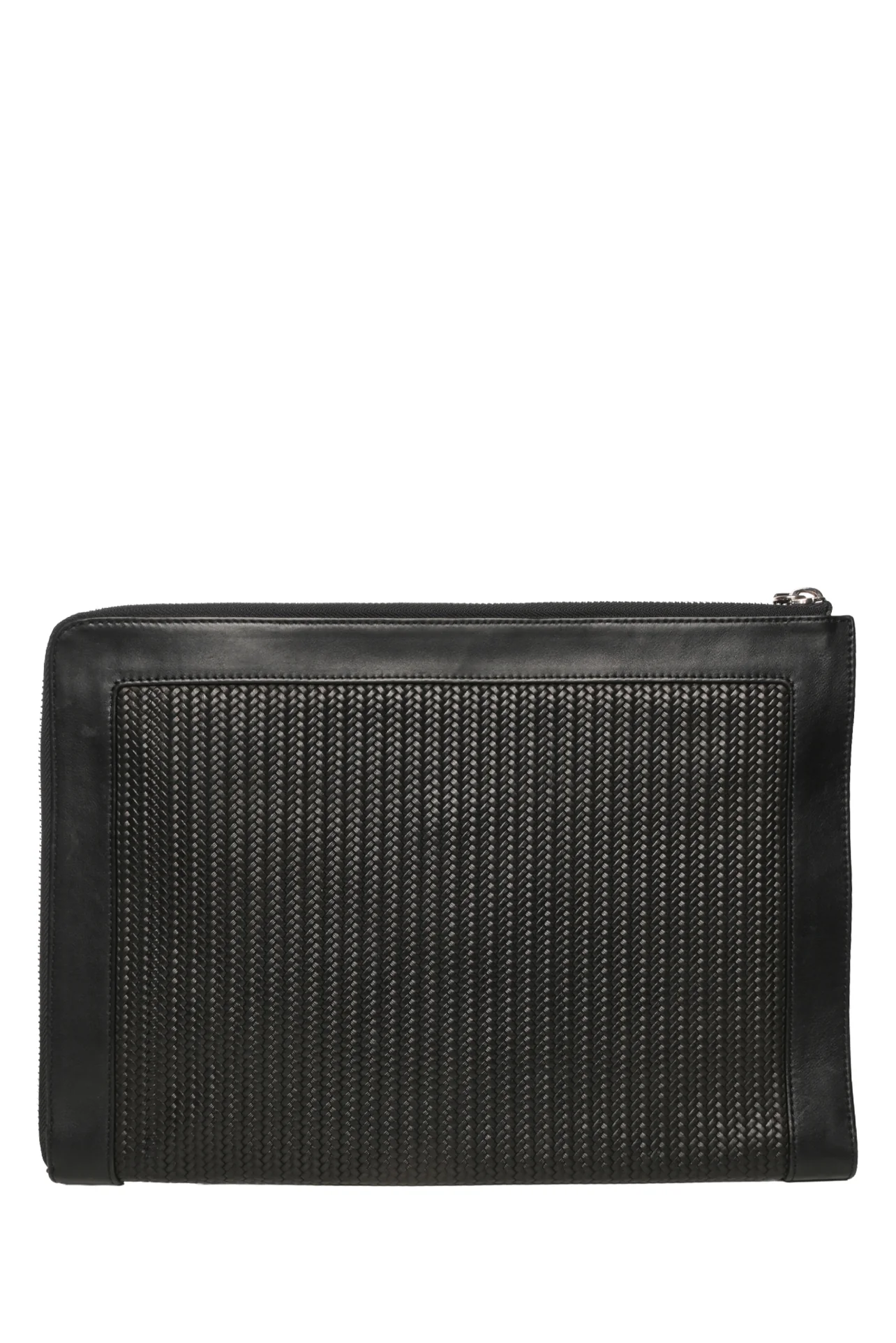 Christian Louboutin Woven Leather Large Pouch - Image 2