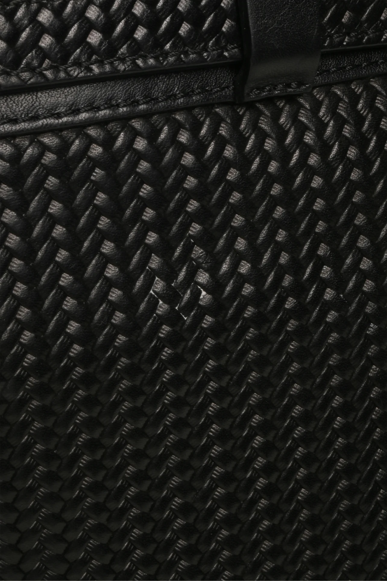 Christian Louboutin Woven Leather Large Pouch - Image 4