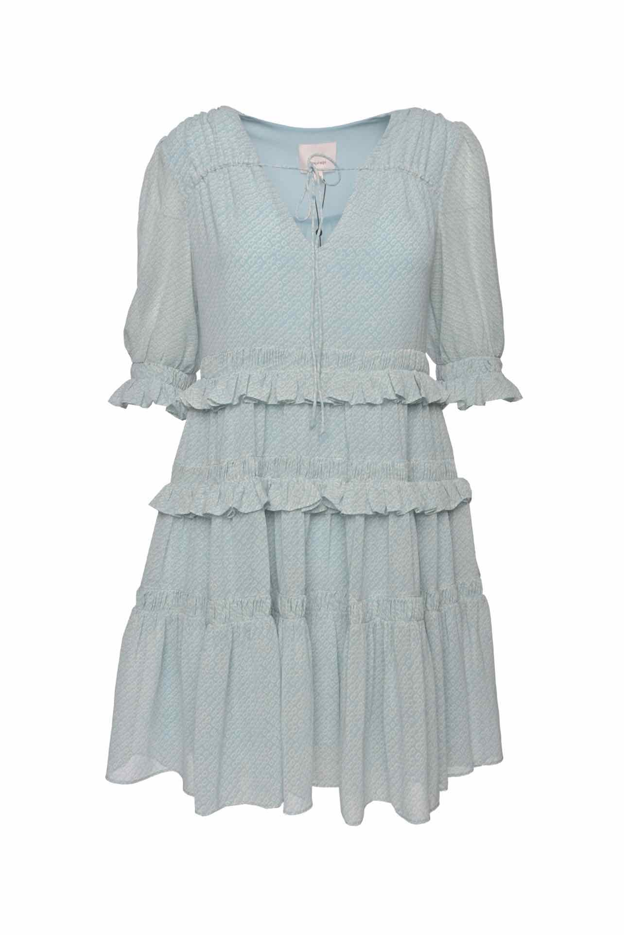 cinq a sept Size 0 Tiered Pattern Dress
