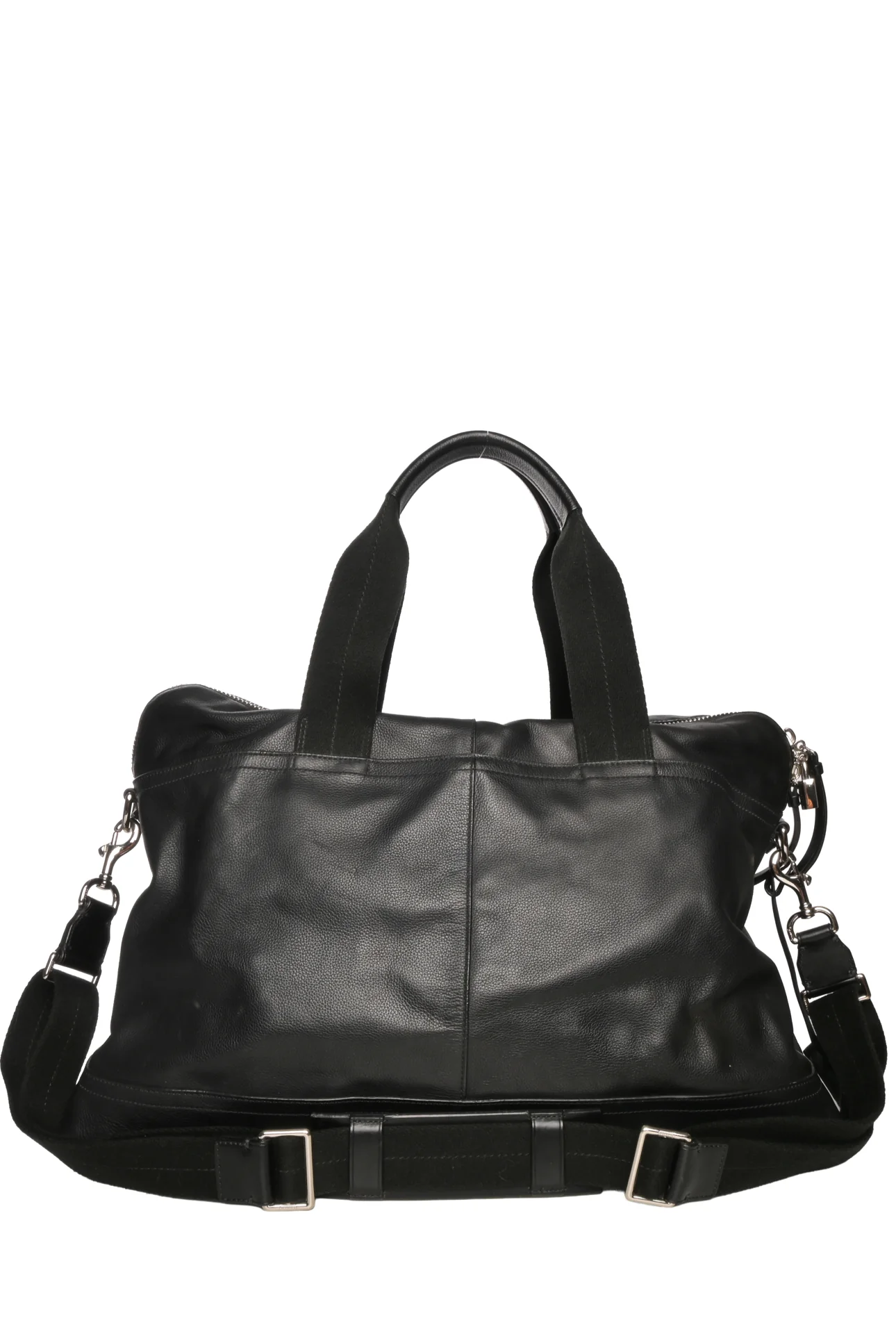 Coach Large Leather Duffle Bag - Image 4