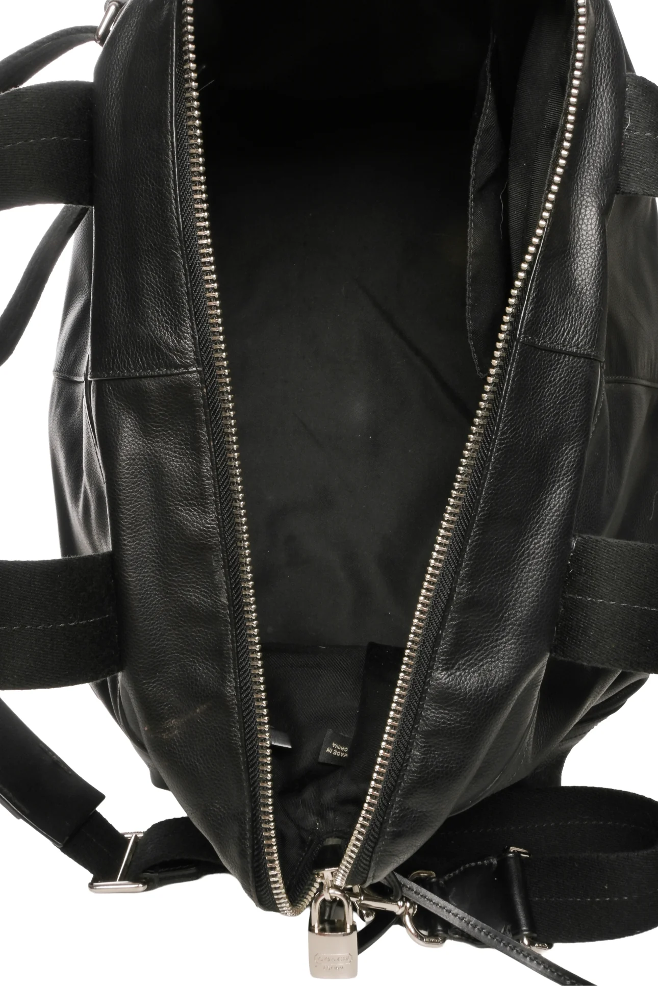 Coach Large Leather Duffle Bag - Image 6