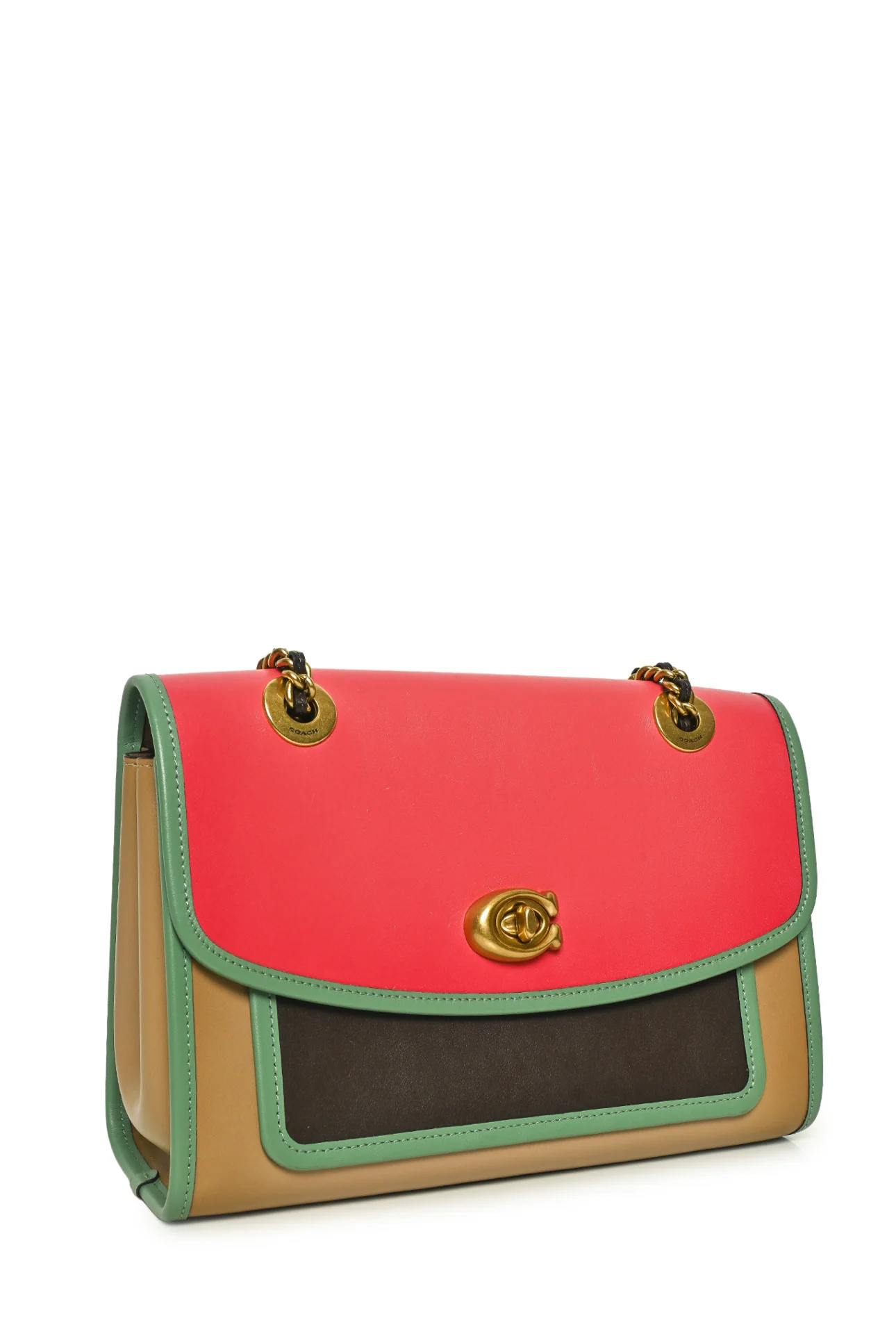 Coach Parker Colorblock Shoulder Bag - Image 2