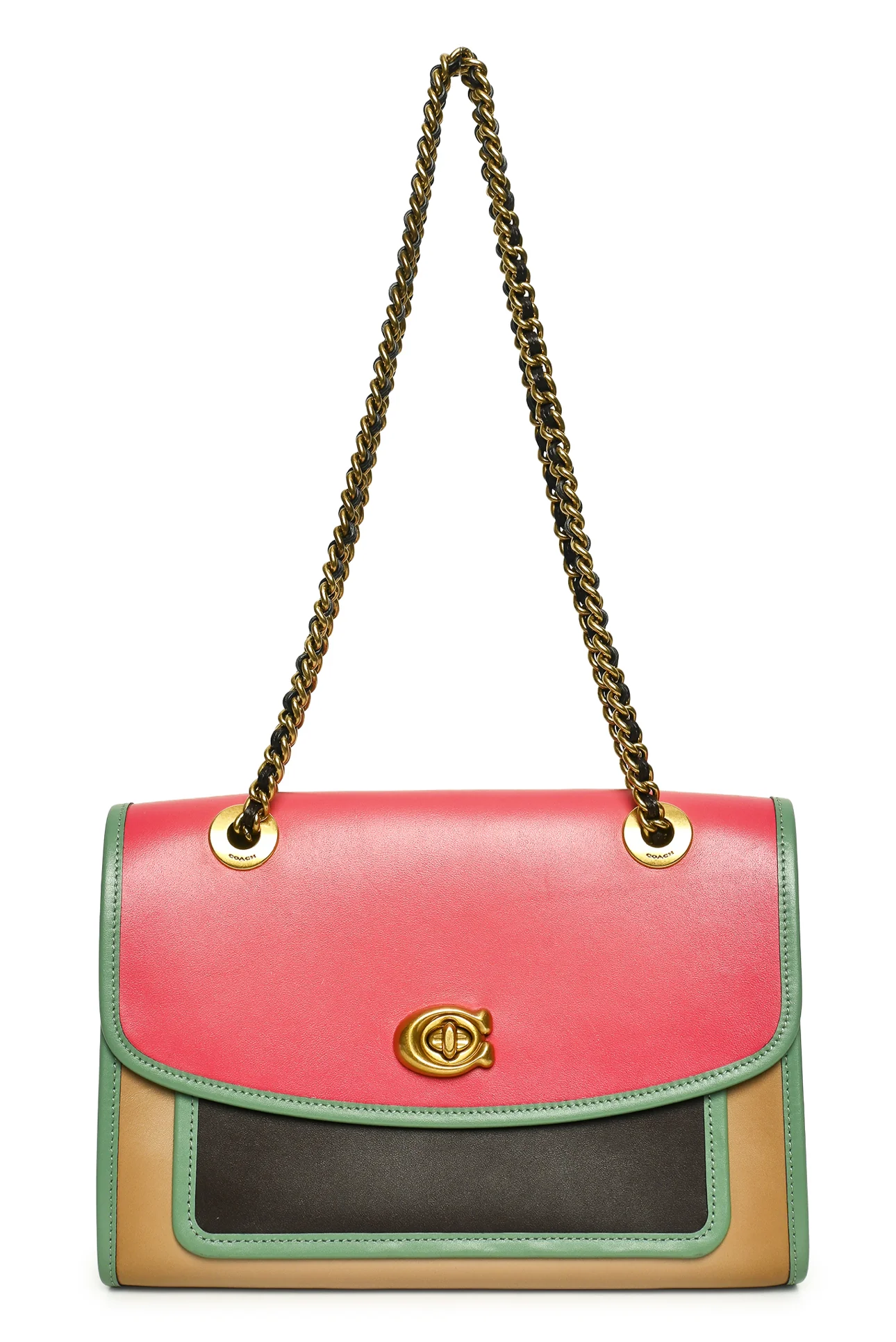 Coach Parker Colorblock Shoulder Bag - Image 5