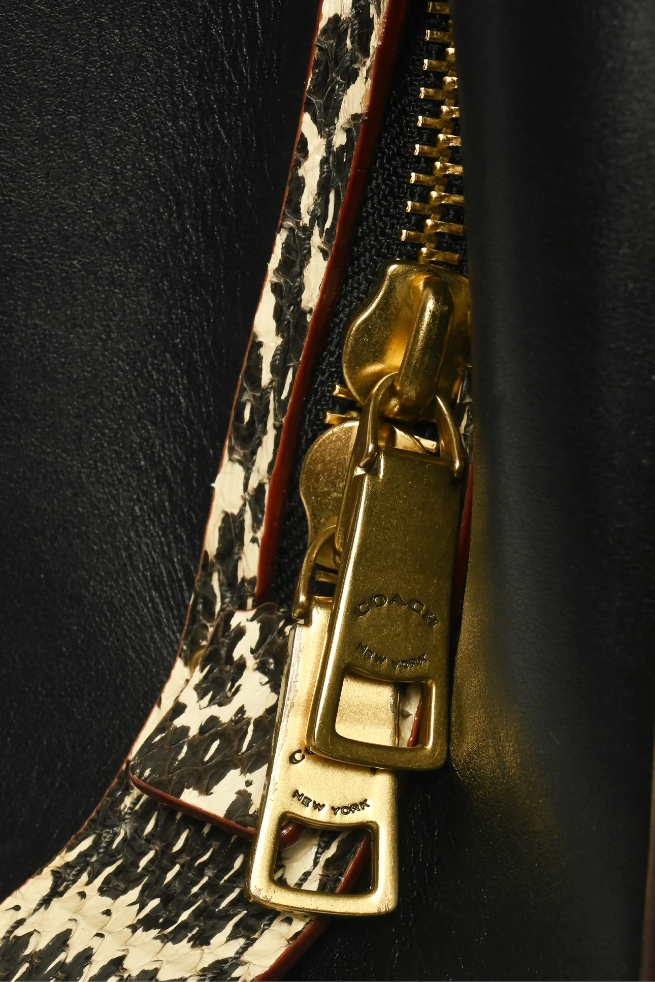 Coach Signature Canvas, Calfskin & Snakeskin Dreamer 36 Tote - Image 7