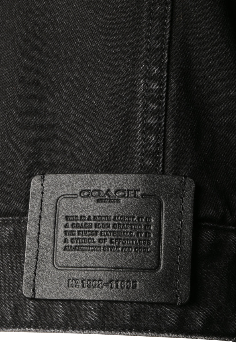 Coach Size XS Men's Sherpa Lined Denim Jacket - Image 4
