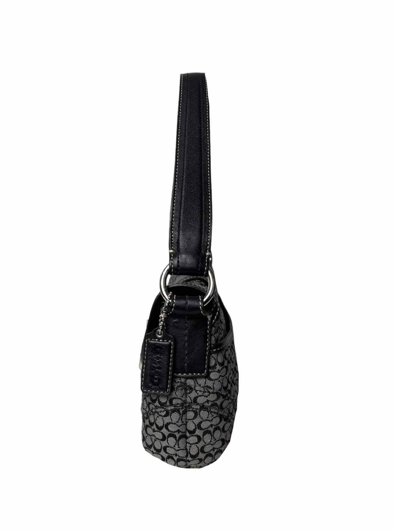 Coach Vintage Signature Sufflette Cloth Purse - Image 2