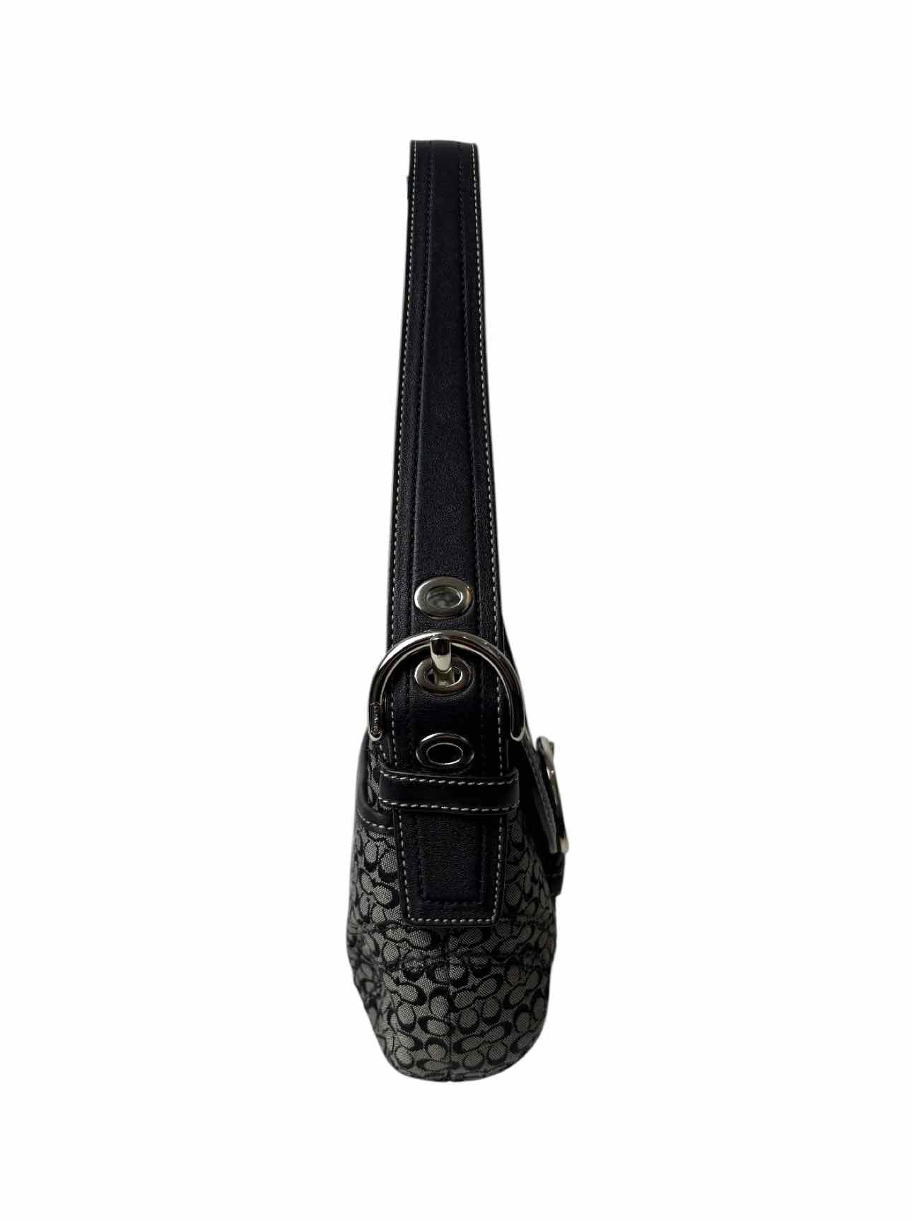 Coach Vintage Signature Sufflette Cloth Purse - Image 4