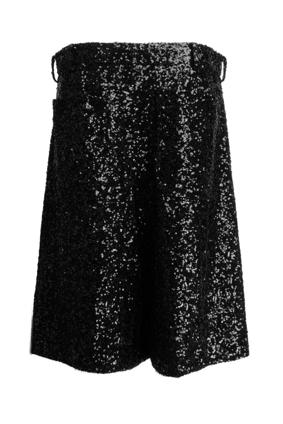 Comme Des Garcons Homme Plus Size S Men's Pleated Sequin Shorts - Image 2