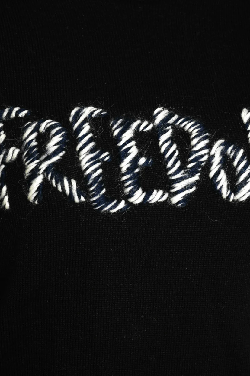 Comme Des Garcons Size XS/S Freedom Embroidered Sweater - Image 4
