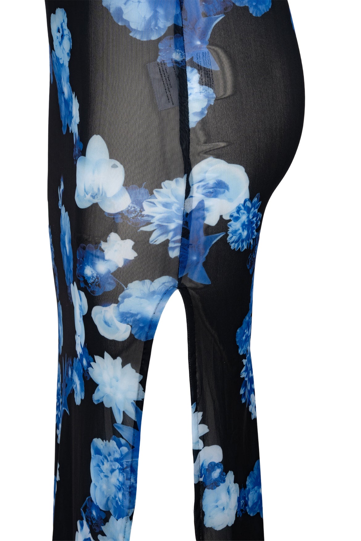 Coperni Size M Blue Floral Maxi Dress - Image 3